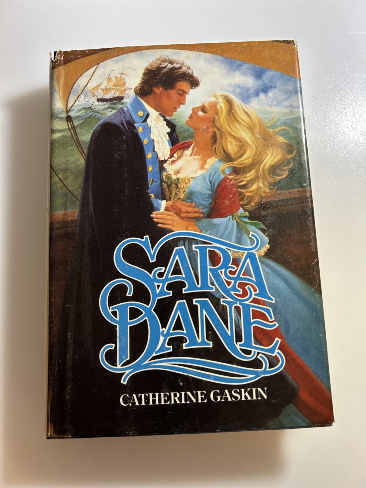 Sara Dane by Catherine Gaskin (1983, Bantam) Hardcover Dust Jacket abxw