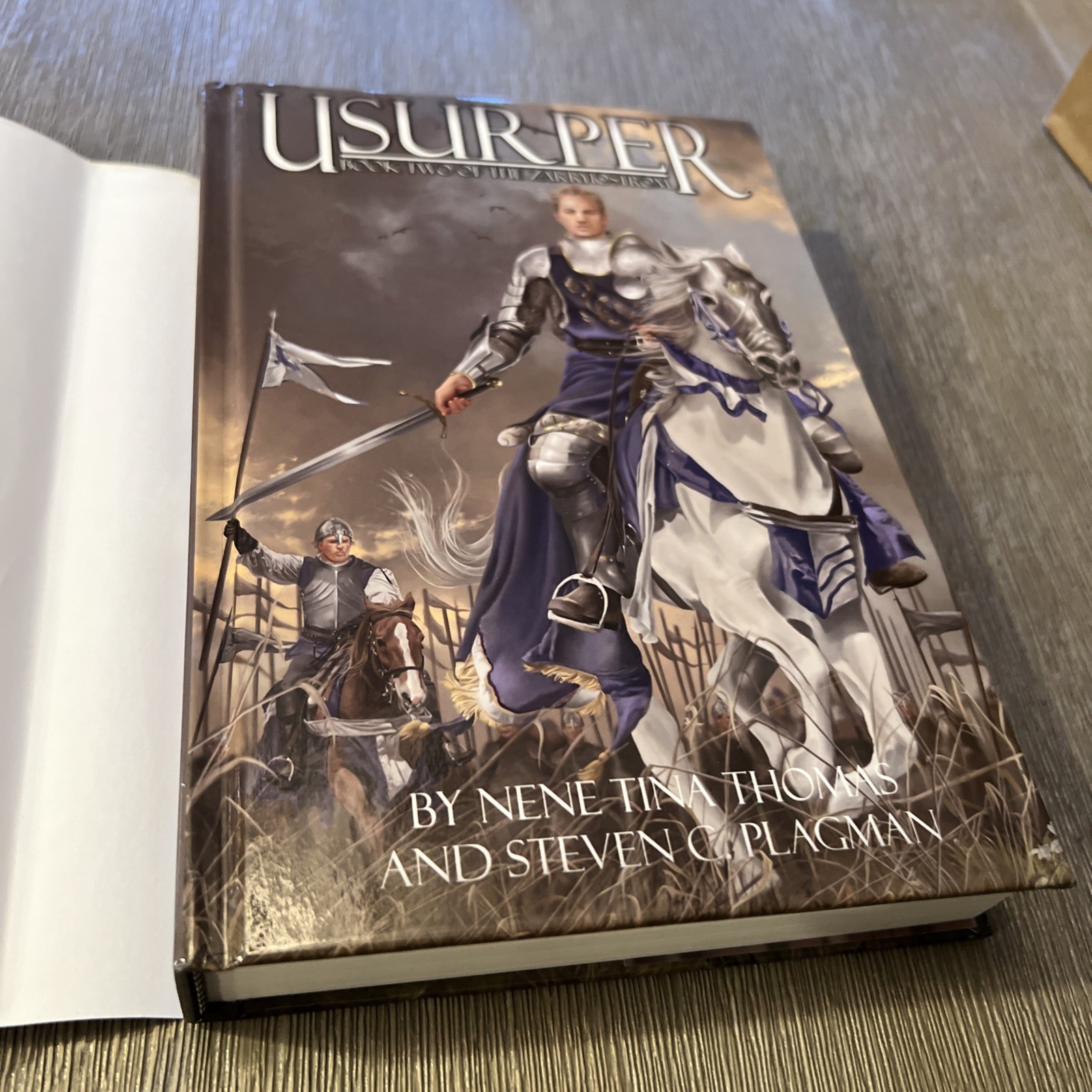 Usurper SIGNED x2 by Nene Tina Thomas / Steven Plagman — 1st #294/1000 NEW HC