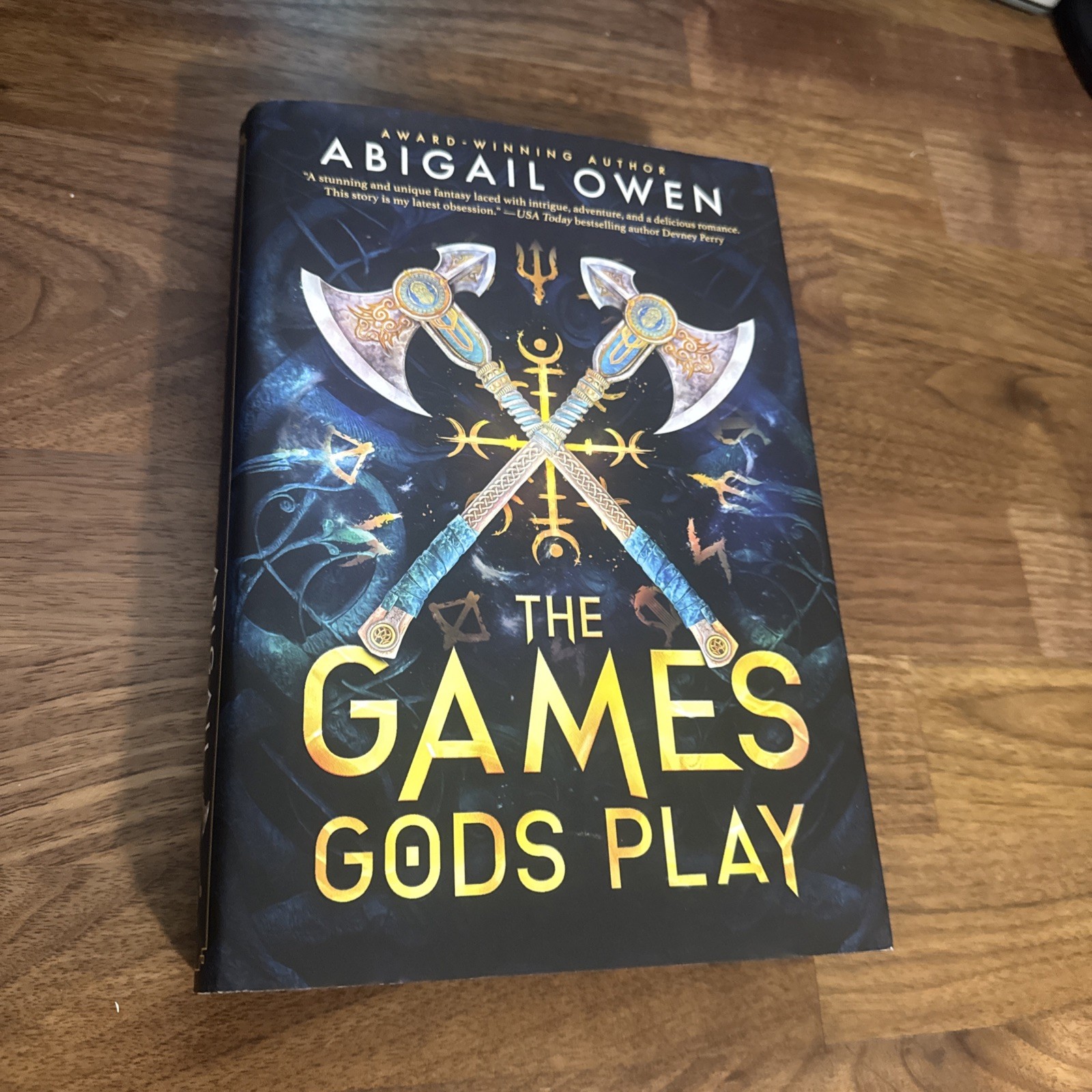 The Games Gods Play Deluxe Limited Edition by Abigail Owen Hardcover OOP