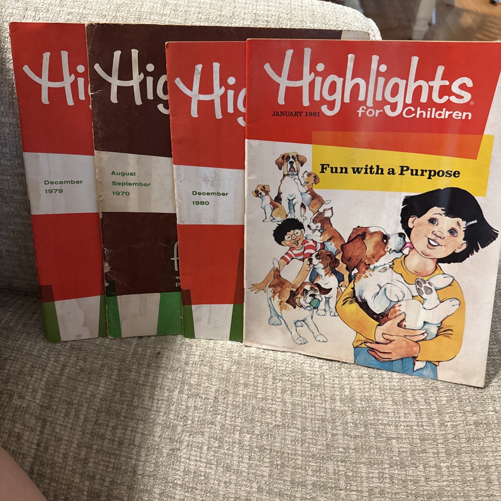 Highlights For Children 4 Vintage 70’s-80’s Activity Books Good Condition