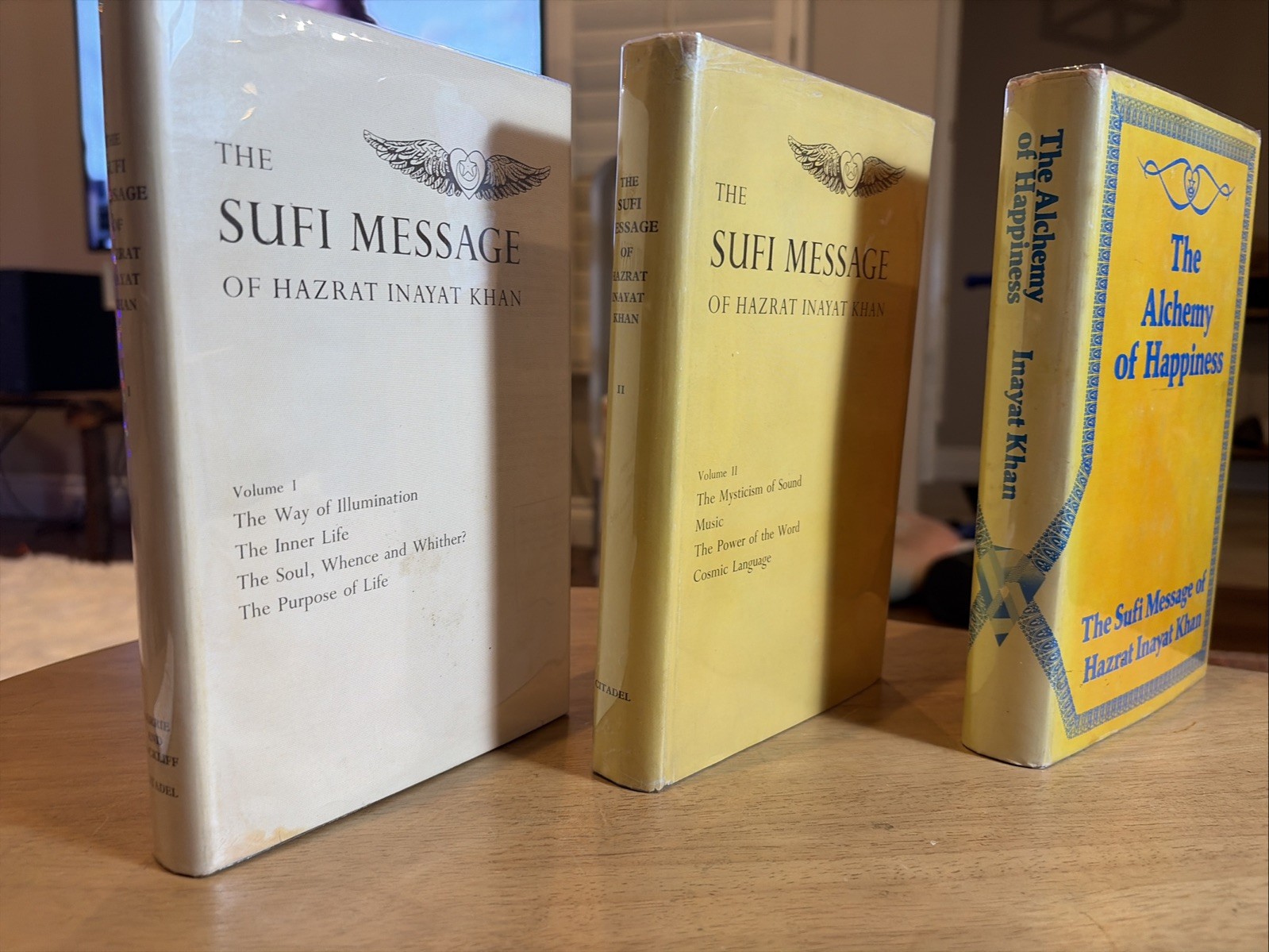 Lot 3 The Sufi Message Of Hazrat Inayat Khan 1960 Vols 1 2 & 6 HCDJ 2 1st Print