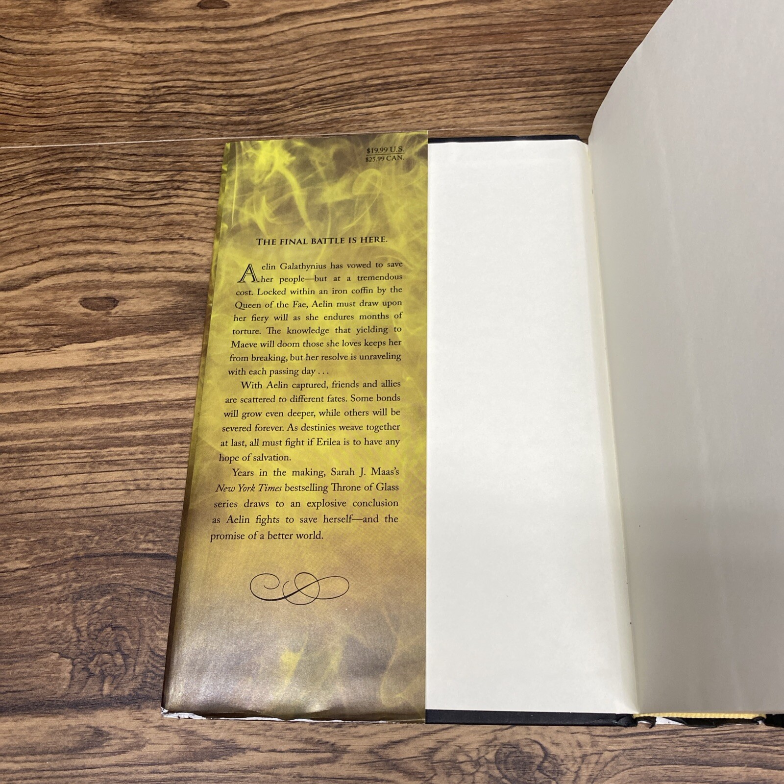 Sarah J Maas Kingdom of Ash Throne of Glass First Edition 1st Printing HC OOP