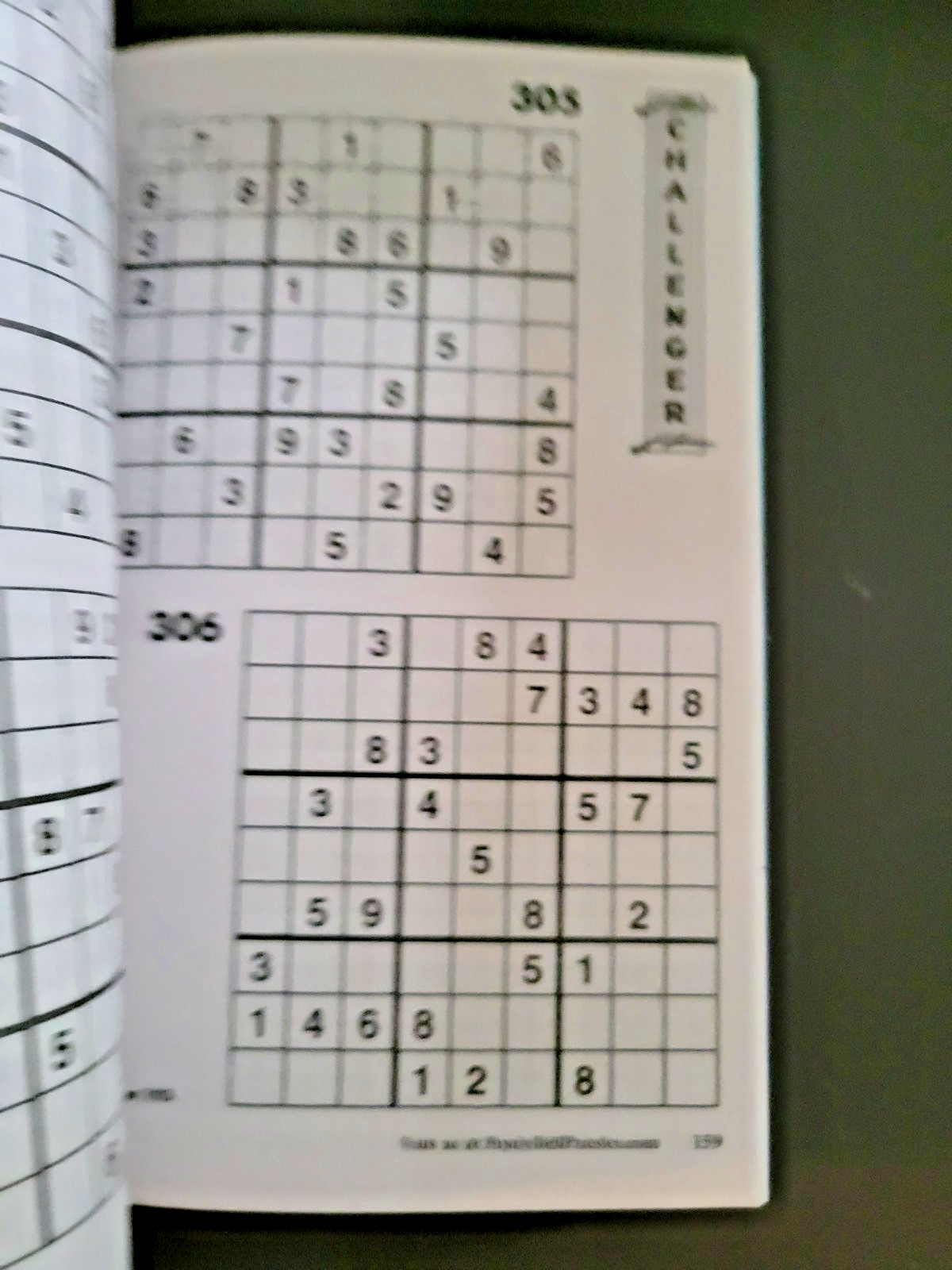 Lot of 3 SUDOKU Puzzle Books by Dell -Top Choice-Totally-Original — 450+ Puzzles