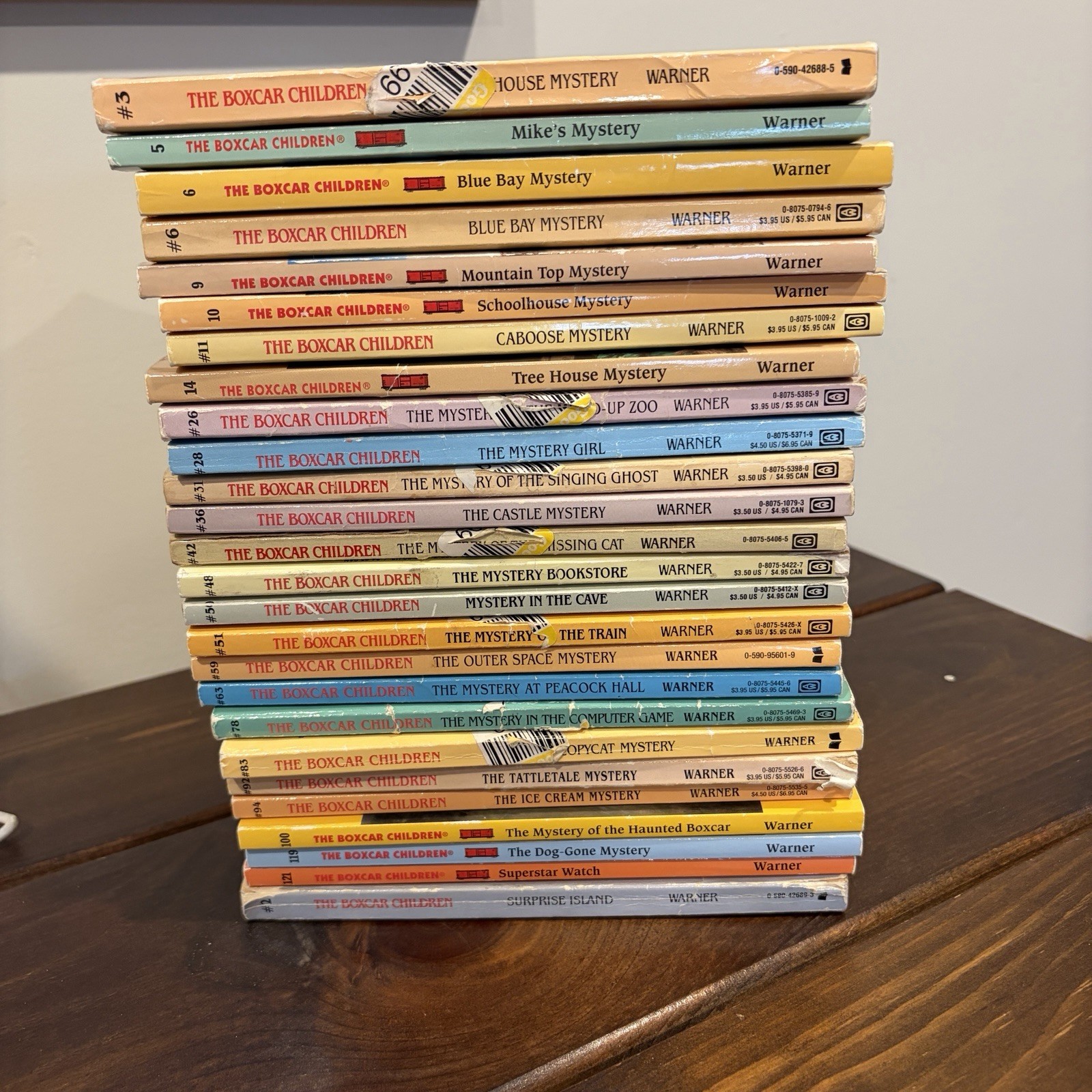 Lot Of 23 The Boxcar Children Paperback Mystery Ages 9-12