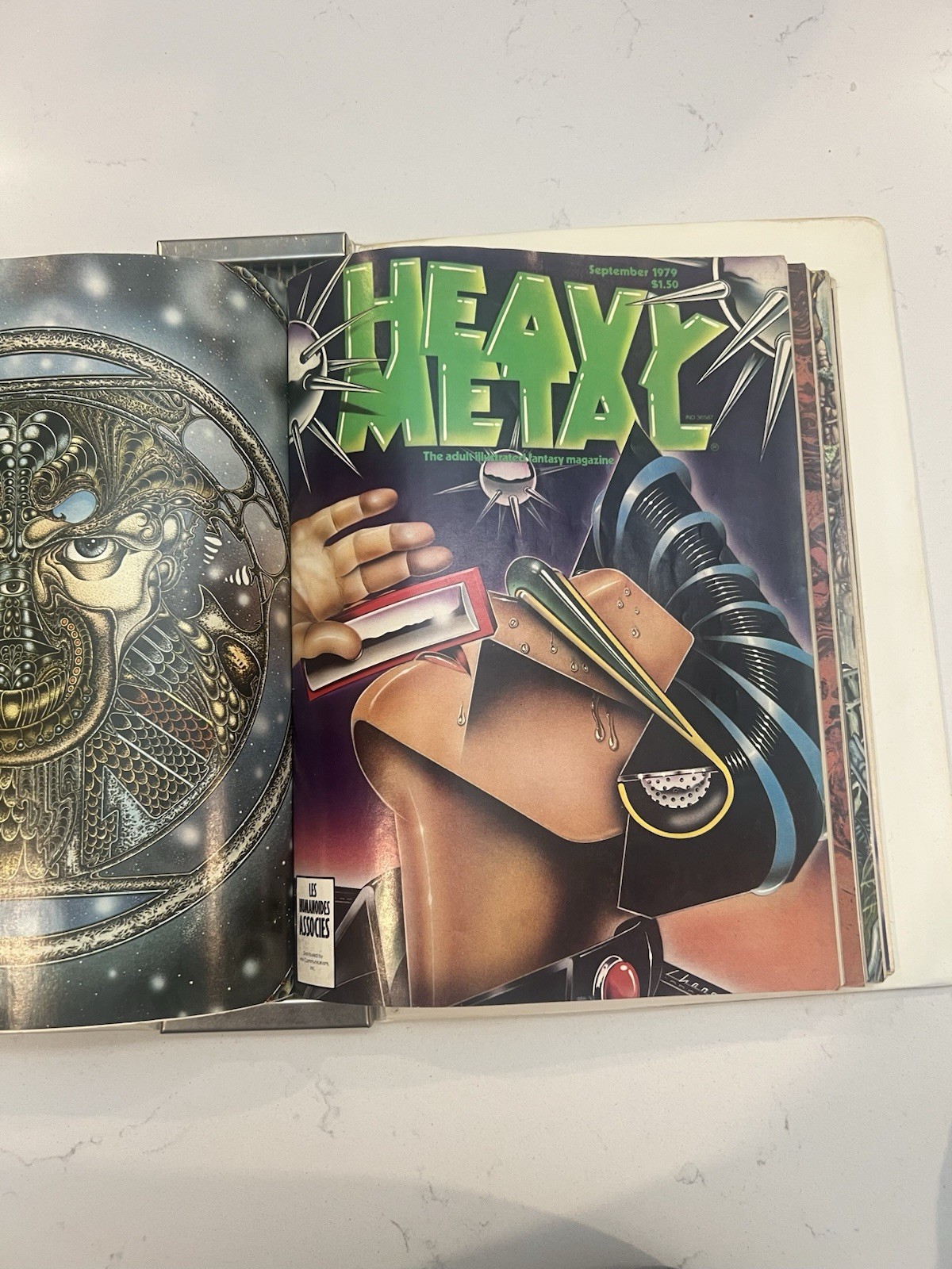 Vtg 1979 Heavy Metal Magazine 12 Issue Set Full Year W/ RaRe Mail Away Binder
