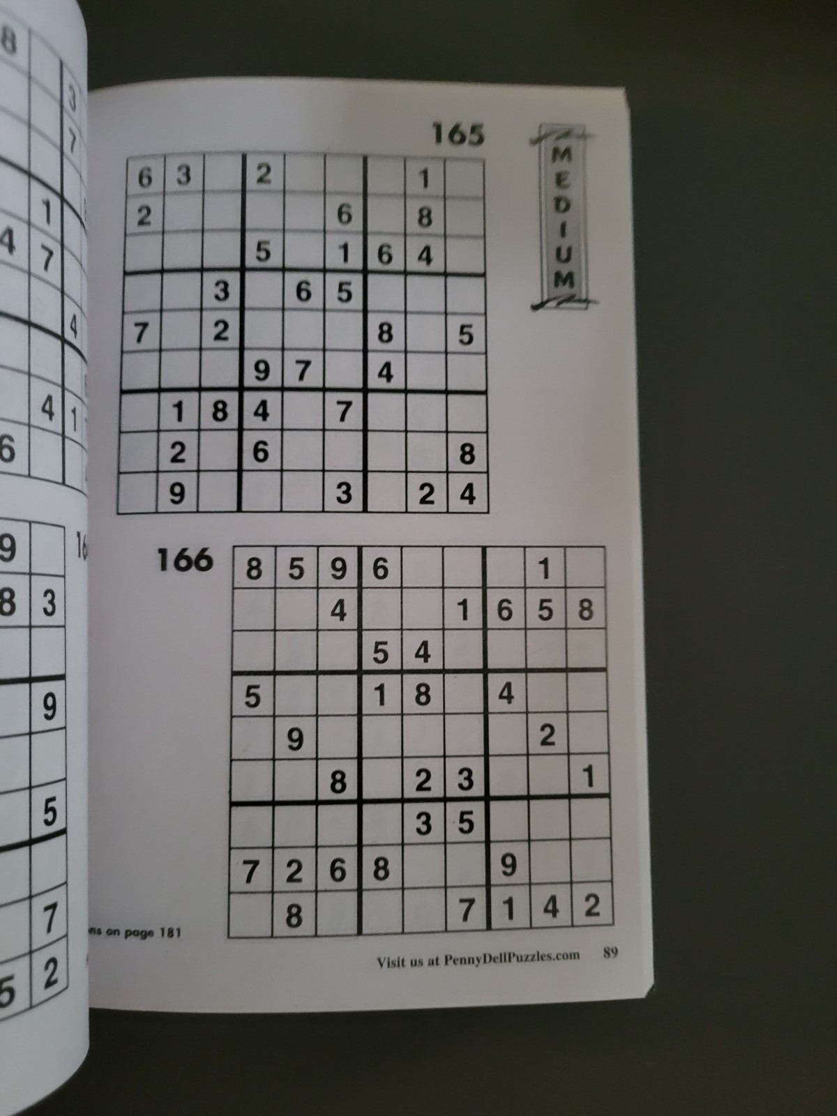 Lot of 3 SUDOKU Puzzle Books by Dell -Top Choice-Totally-Original — 450+ Puzzles