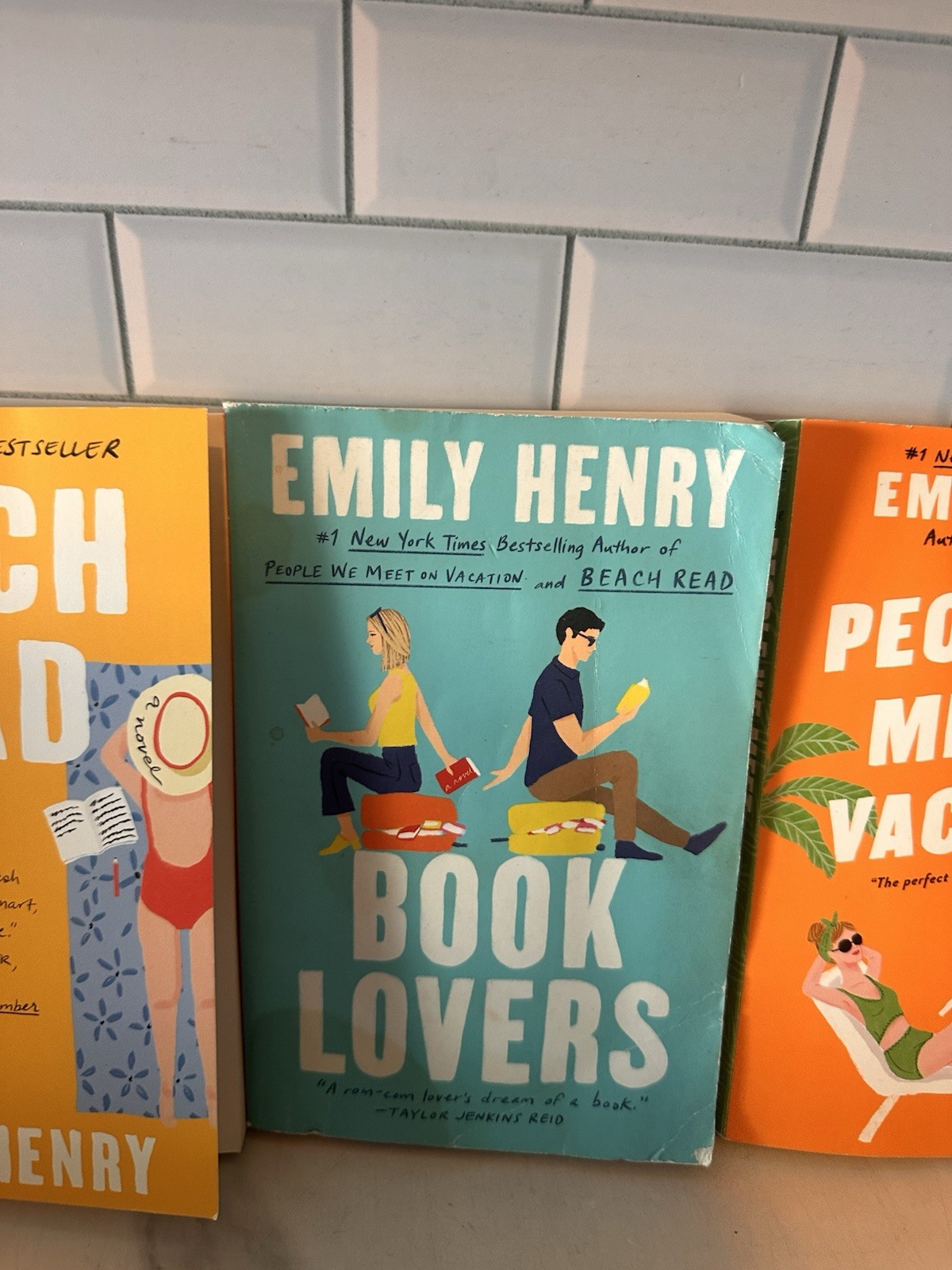 Emily Henry Lot Of 3 Book Lovers People We Meet On Vacation Beach Read PB