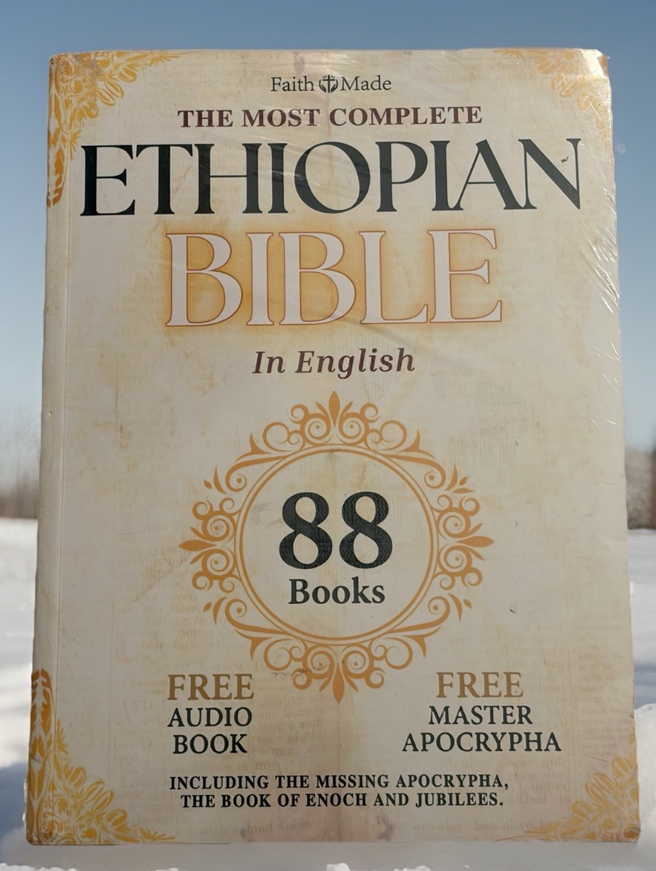Faith Made Ethiopian Bible in English 88 Books Paperback Gold/Beige NEW Sealed