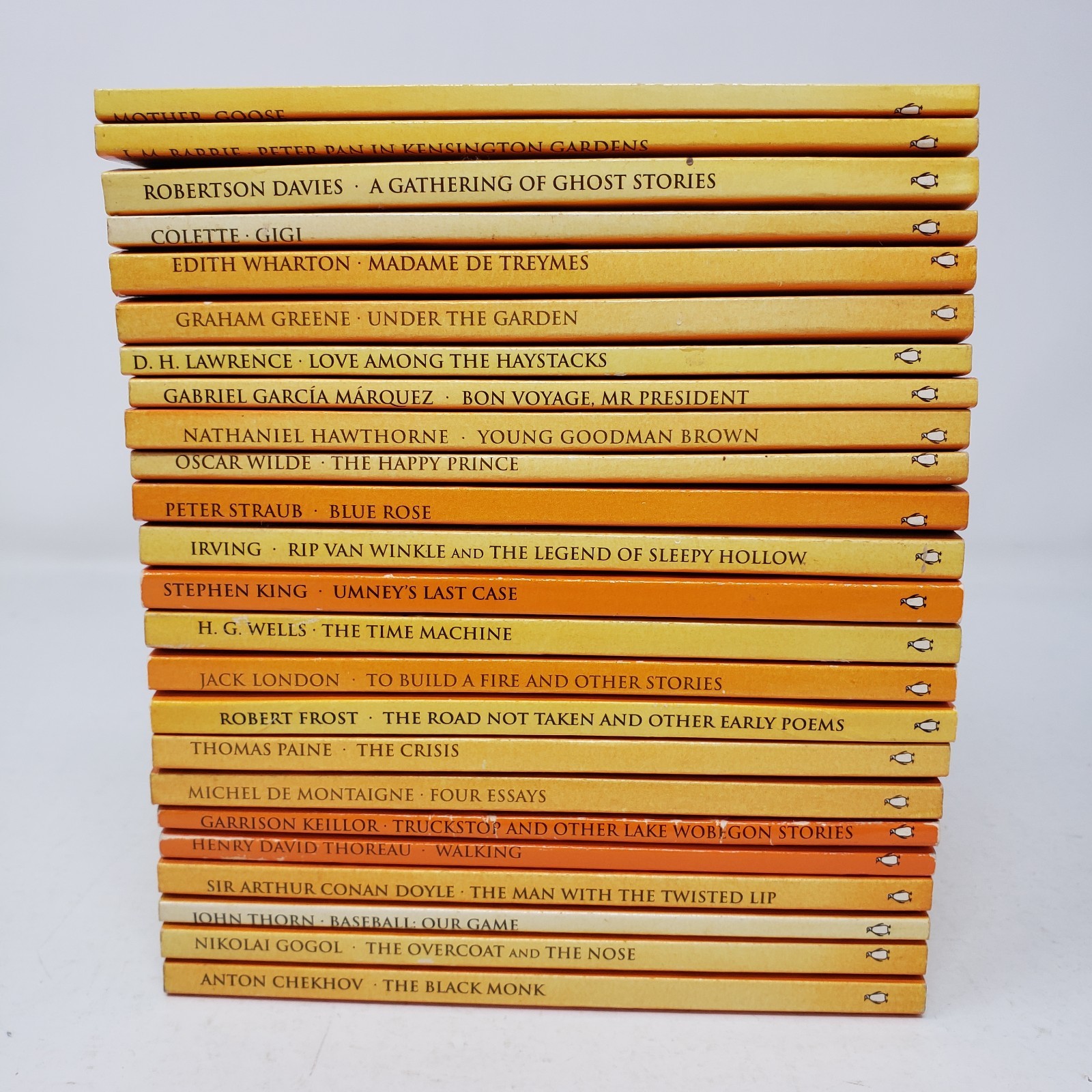 Penguin 60s Lot of 24 (Classics, Short Stories, Wells, King, Frost, PB)