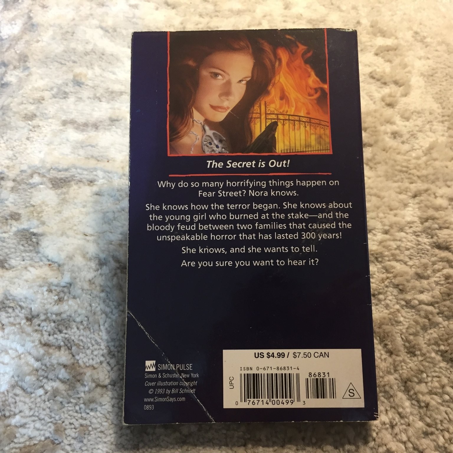 The Betrayal R.L. Stine 2002 First Simon Pulse Fear Street Horror