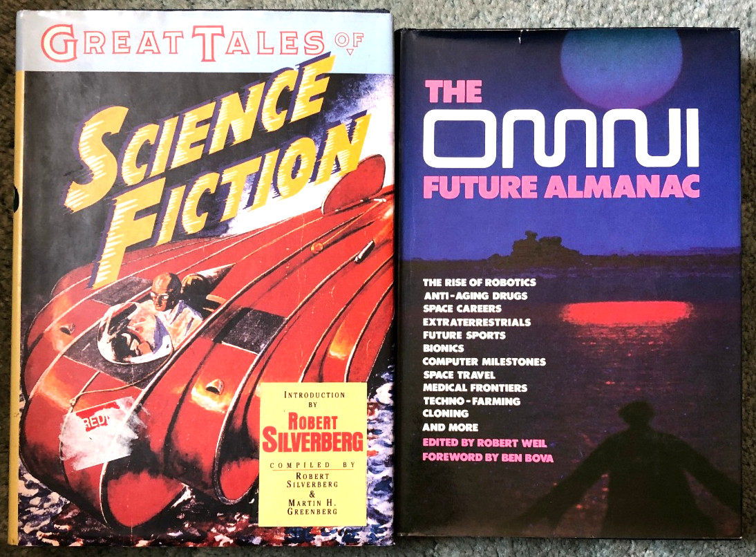 Sci Fi Anthologies, The Omni Future Almanac & Great Tales of Science Fiction