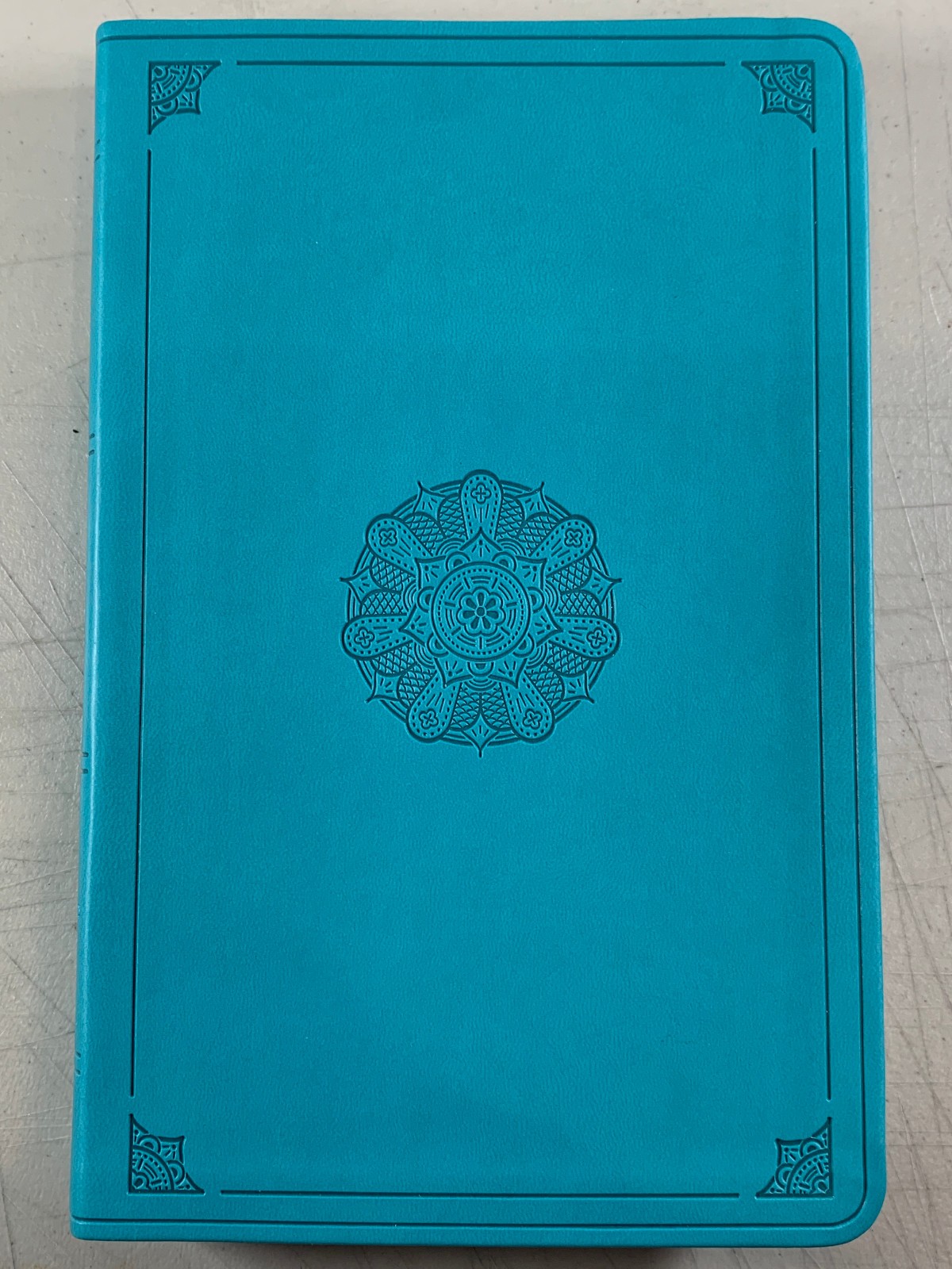 ESV English Standard Version Bible Large Print Thinline Edition Turquois TruTone