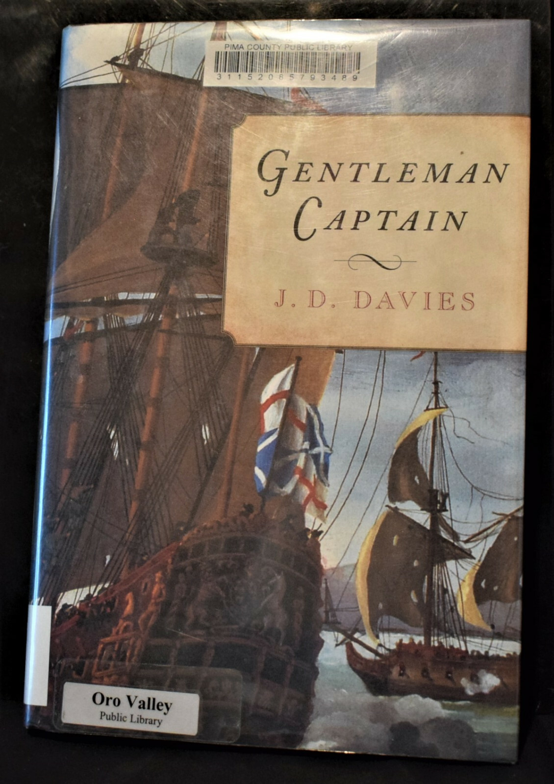 Gentleman Captain by J.D. Davies (2009 Hardcover) w/dust jacket (Ex Library)