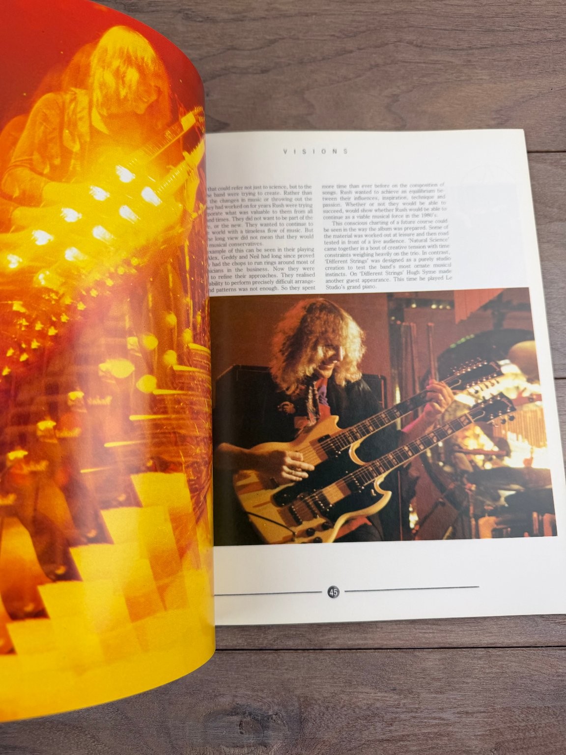 Rush Visions The Official Biography Bill Banasiewicz 1989 Omnibus Press Music
