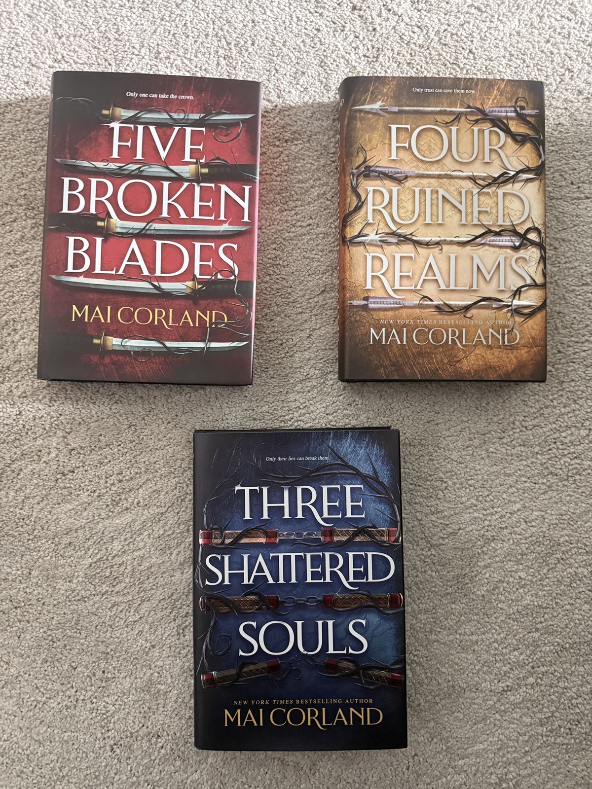 Three Shattered Souls, Four Ruined Realms & Five Broken Blades by Mai Corland
