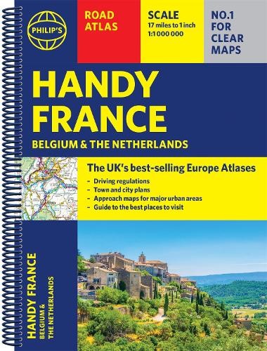 Philip’s Handy Road Atlas France, Belgium and T… by Philip’s Maps Spiral bound