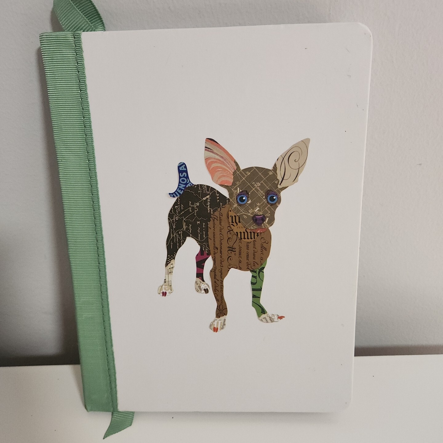 FRINGE STUDIO Chihuahua Hardcover Ribbon Journal, 6 x 8.25 Inches, 160 Lined Pg