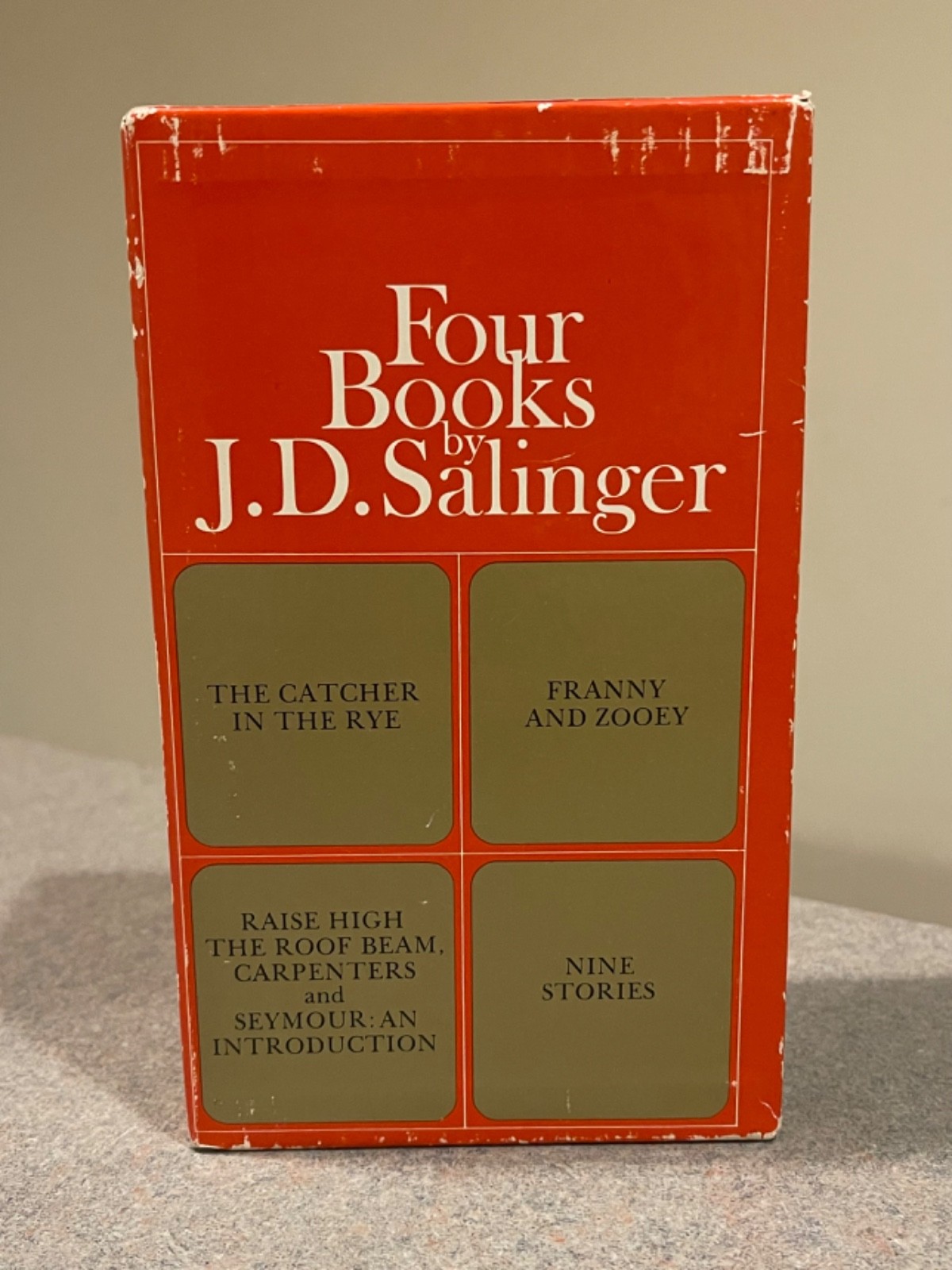 J.D. Salinger Box Set Book Lot Catcher In The Rye Nine Stories Franny And Zooey