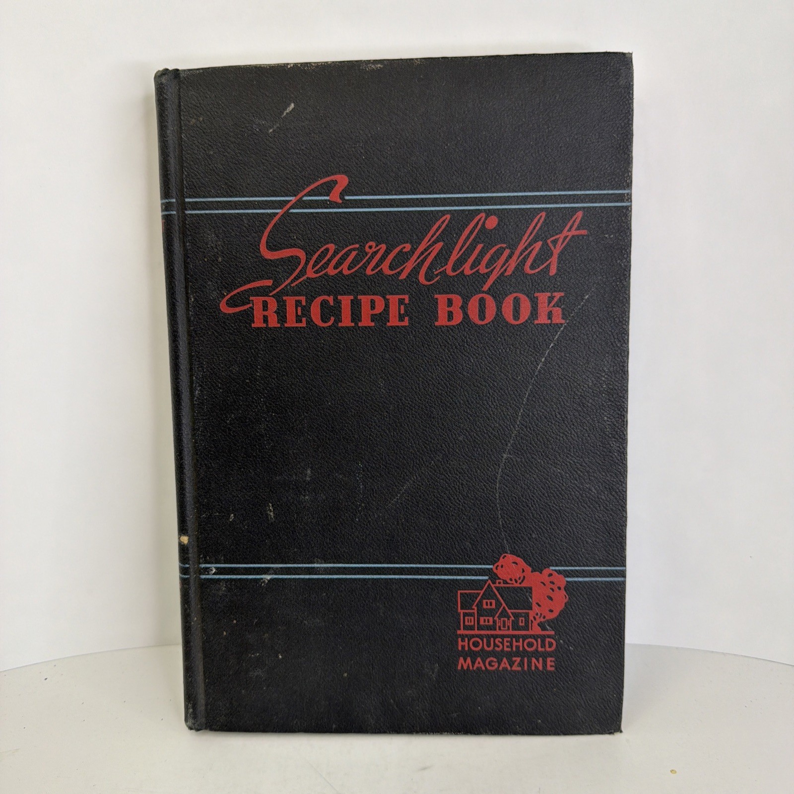 Searchlight Recipe Book Household Magazine Tabbed 1945 Cookbook Hardcover