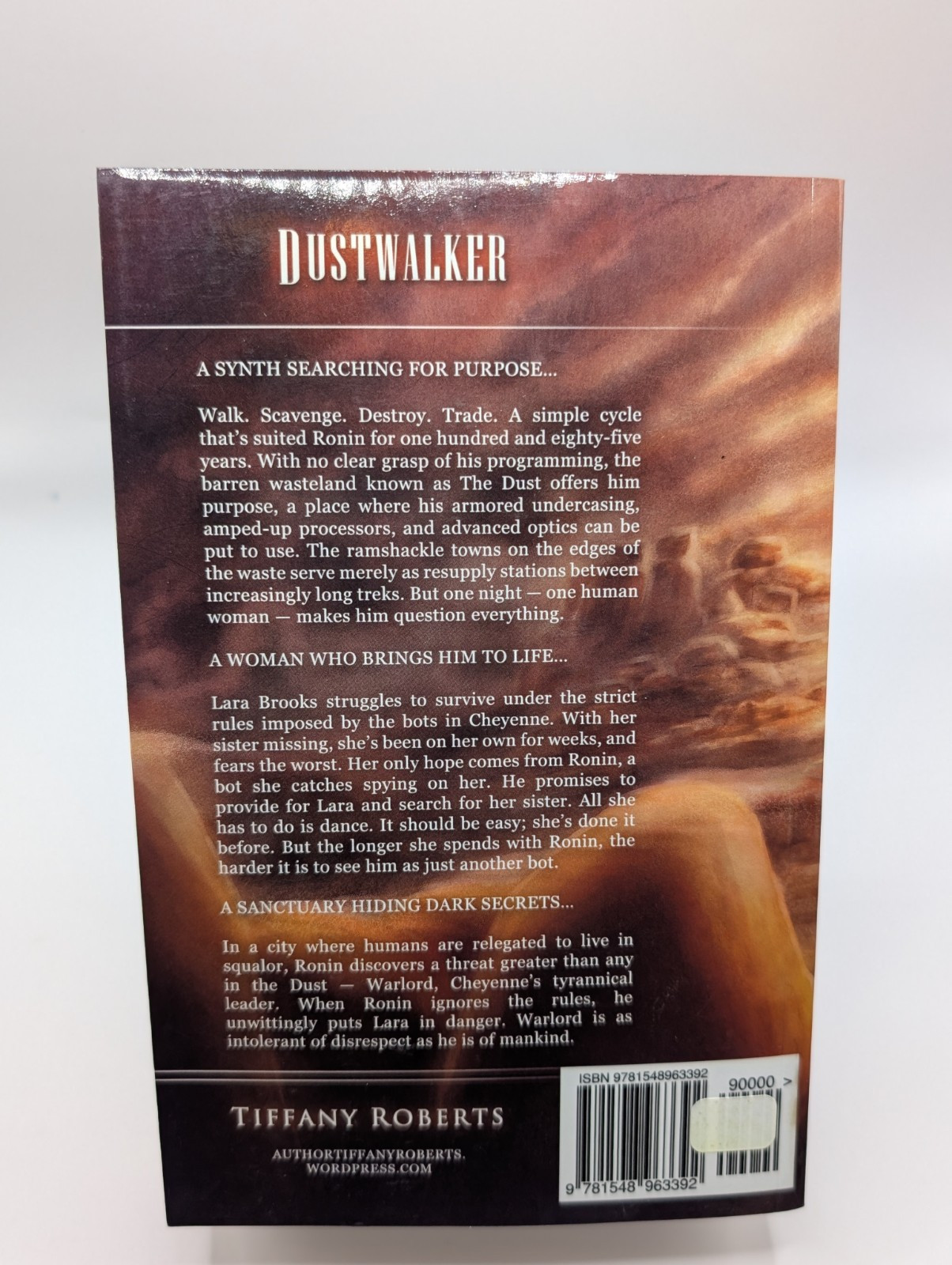 Dustwalker by Tiffany Roberts (2017, Trade Paperback) *SIGNED*