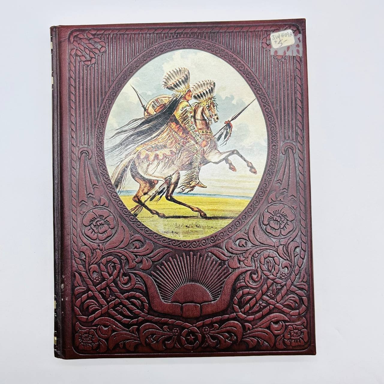 Lot of 7 Time Life Books «The Old West» Vintage 1970s Faux Leather Bound