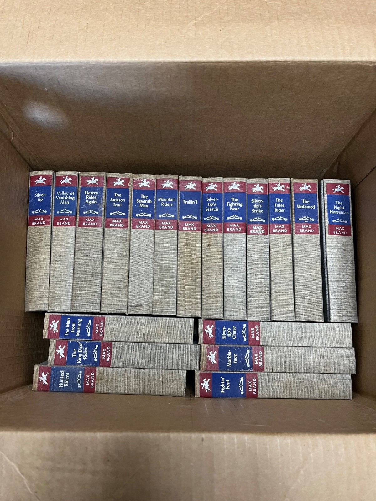 Max Brand Western Hardcover Book Lot of 35 1920’S, 1930’S & 1940’S