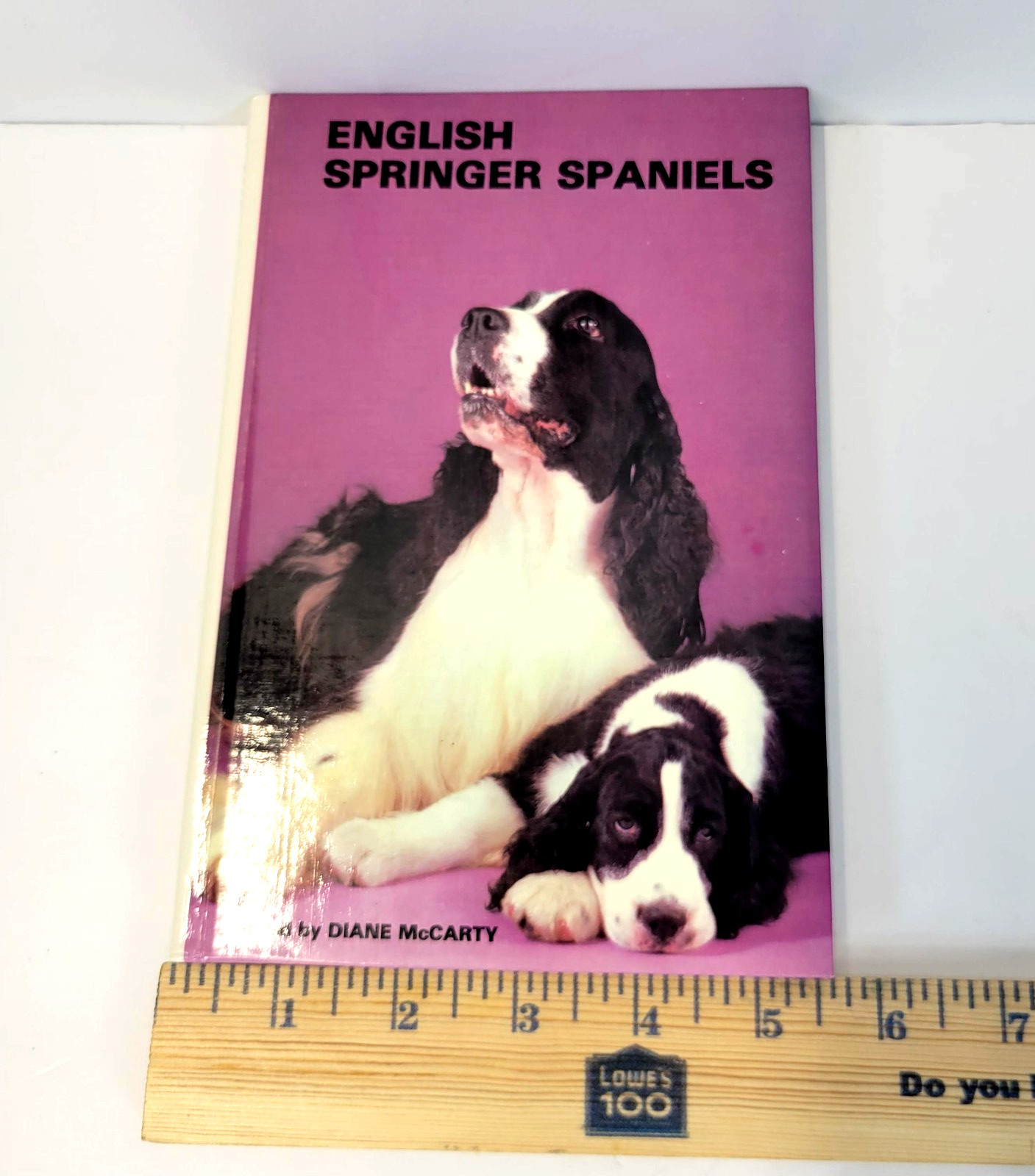 Vintage English Springer Spaniels Diane McCarty T.F.H. Purple HC Dog Care 1983