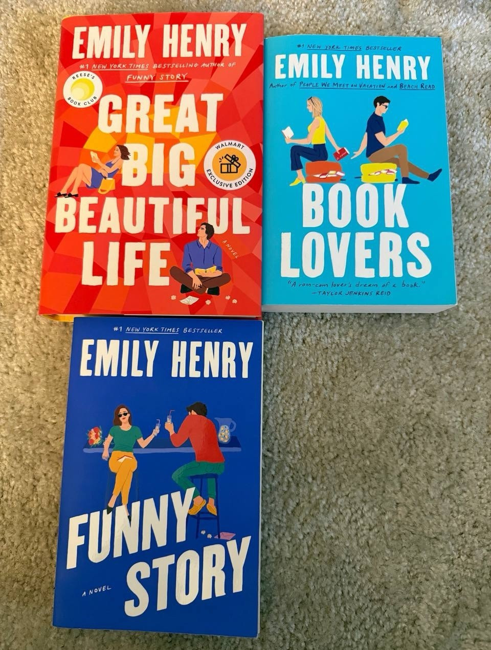 Emily Henry Paperback Lot Book Lovers Funny Story Walmart Exclusive