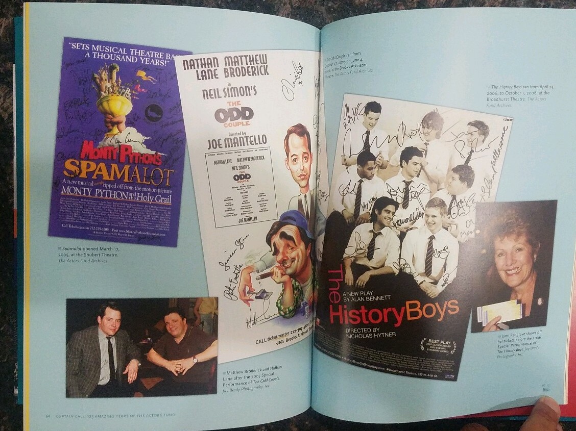 Curtain Call : 125 Amazing Years of the Actors Fund, HC, DJ *NEW*
