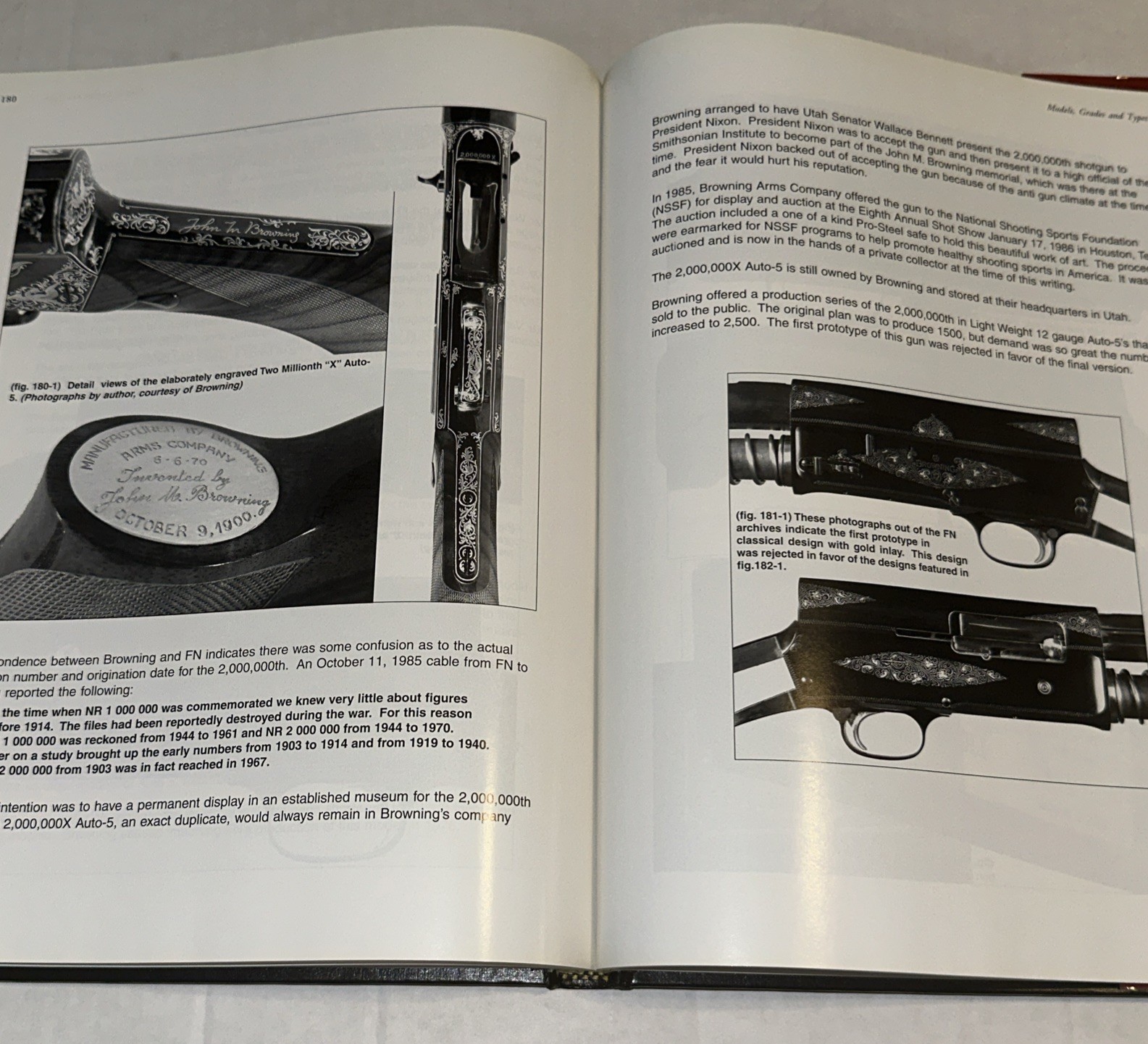 Browning Auto-5 Shotguns The Belgian FN Production First Edition SIGNED by Both