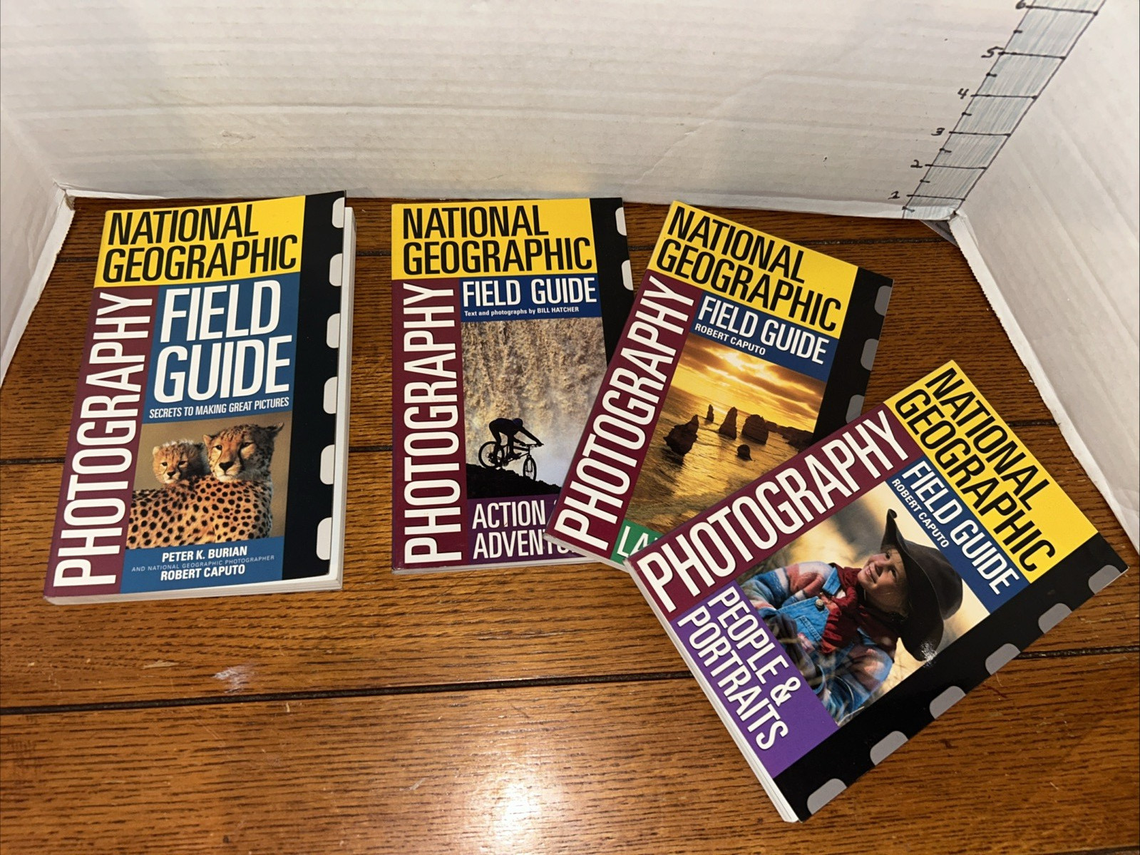 Lot of 4 National Geographic Photographers Field Guide Books