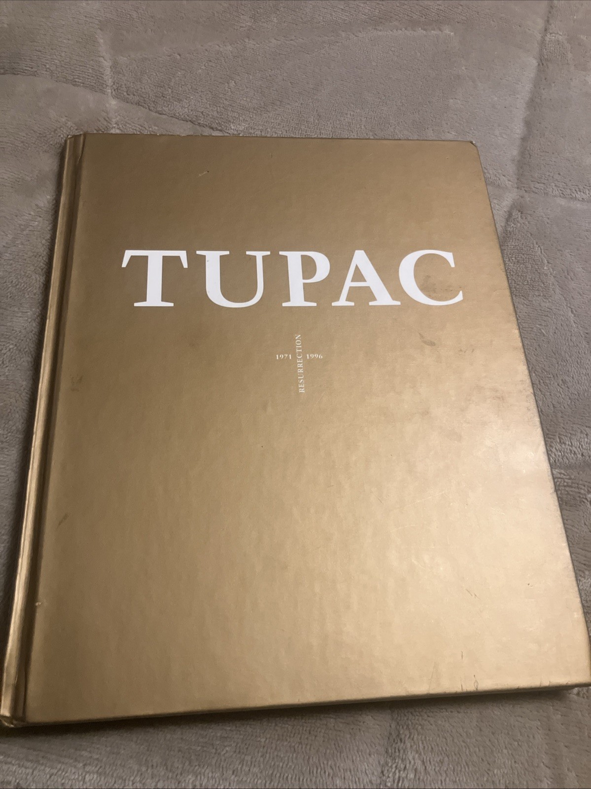 Tupac Resurrection 1971-1996 Hardcover Book Tupac Shakur Atria 2003 HC
