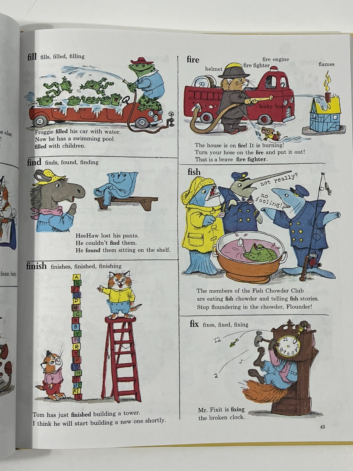 Richard Scarry LARGE Golden Books Hardcovers, Lot Of 7, Preowned