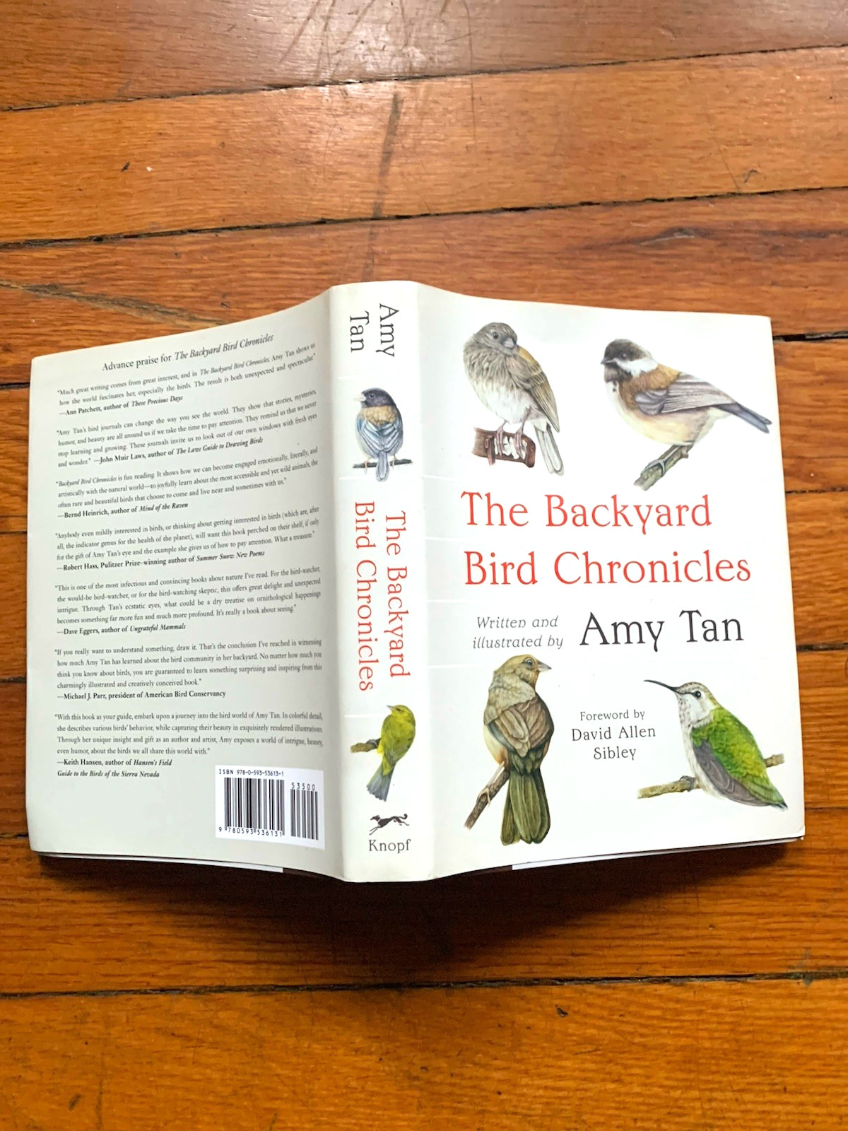 Backyard Bird Chronicles by Amy Tan (2024, Book, Other)