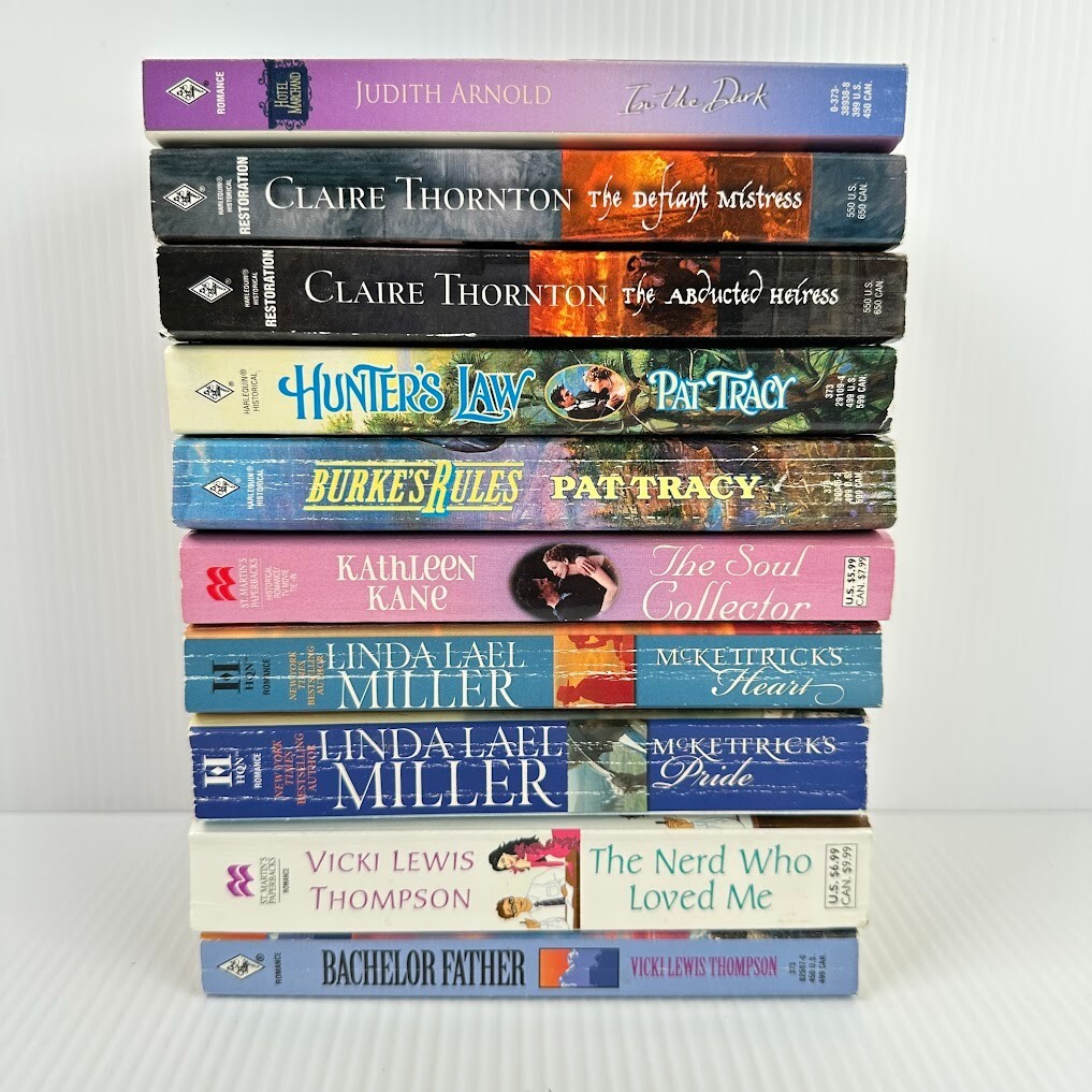 10x Historical Romance Paperback Books — Multiple Titles & Authors