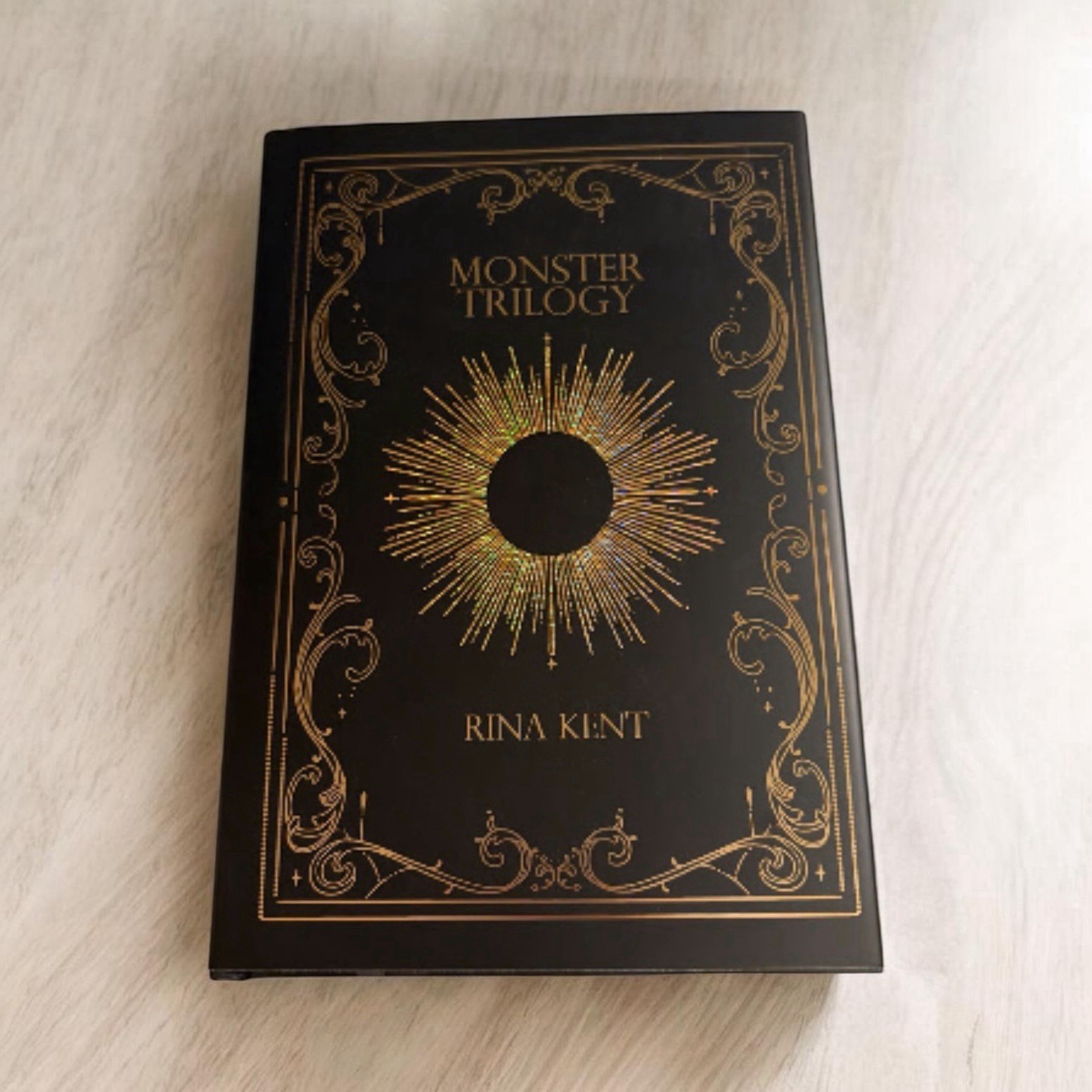 Rina Kent Monster Trilogy BFDC Collector Edition Sprayed Edges Hardcover