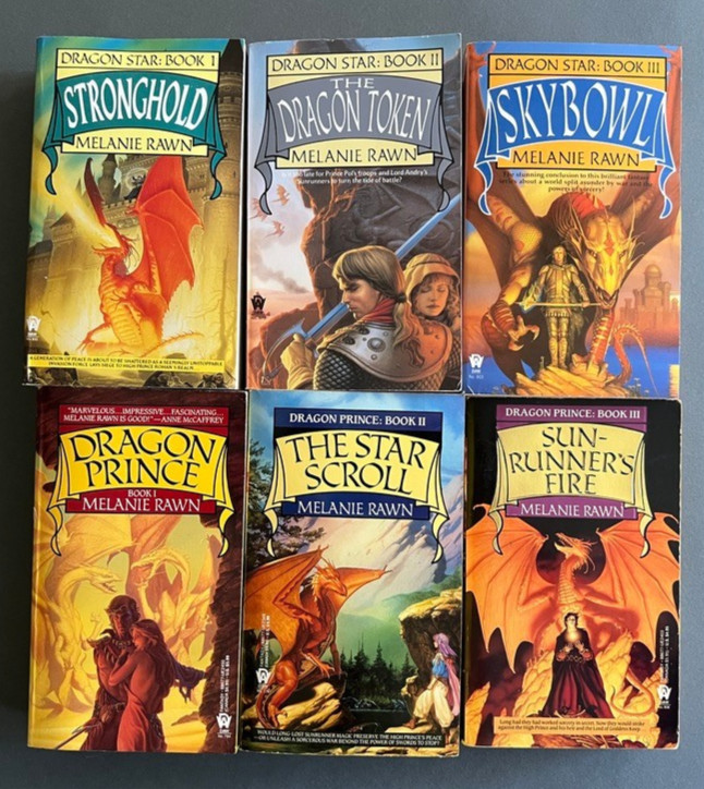 Lot of 6~Dragon Prince/Star~Melanie Rawn~Complete Series Set #1-6~PB