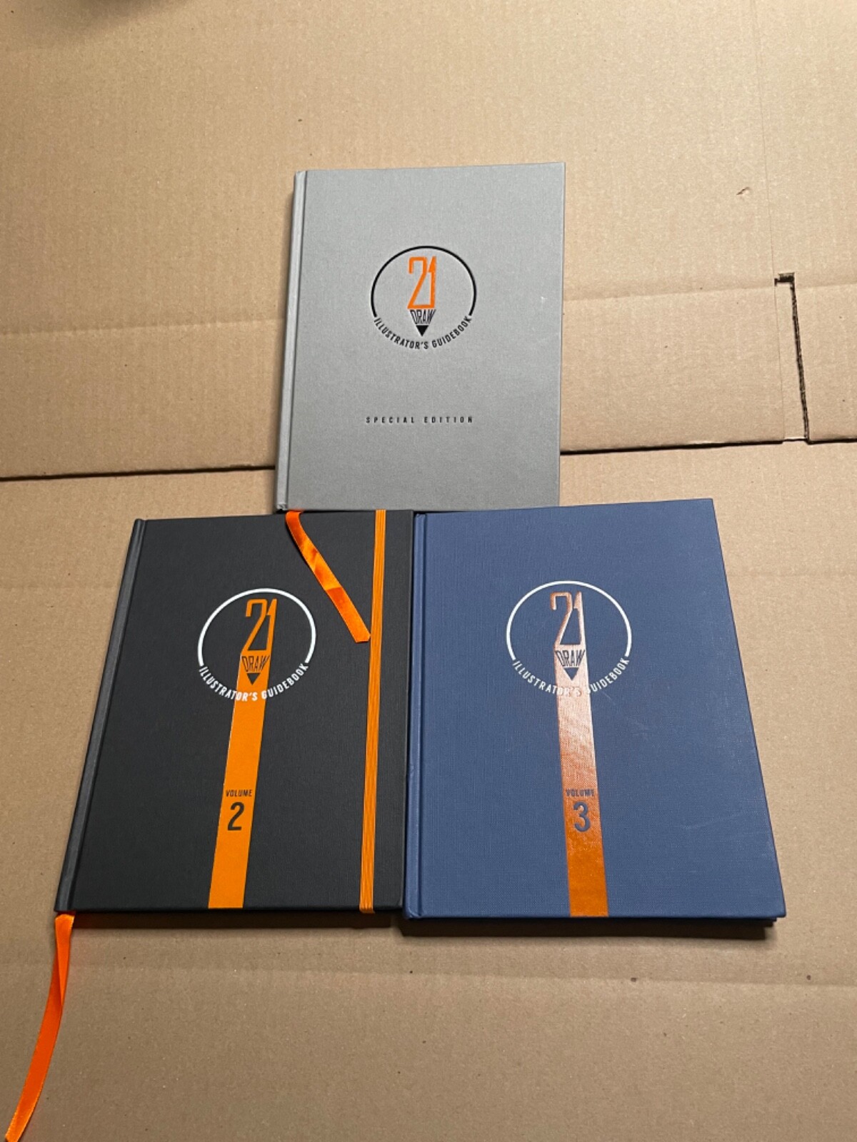 3 Vol Illustrators Guidebook 21 Draw Hardcover Illustration Special Ed, Vol 2, 3