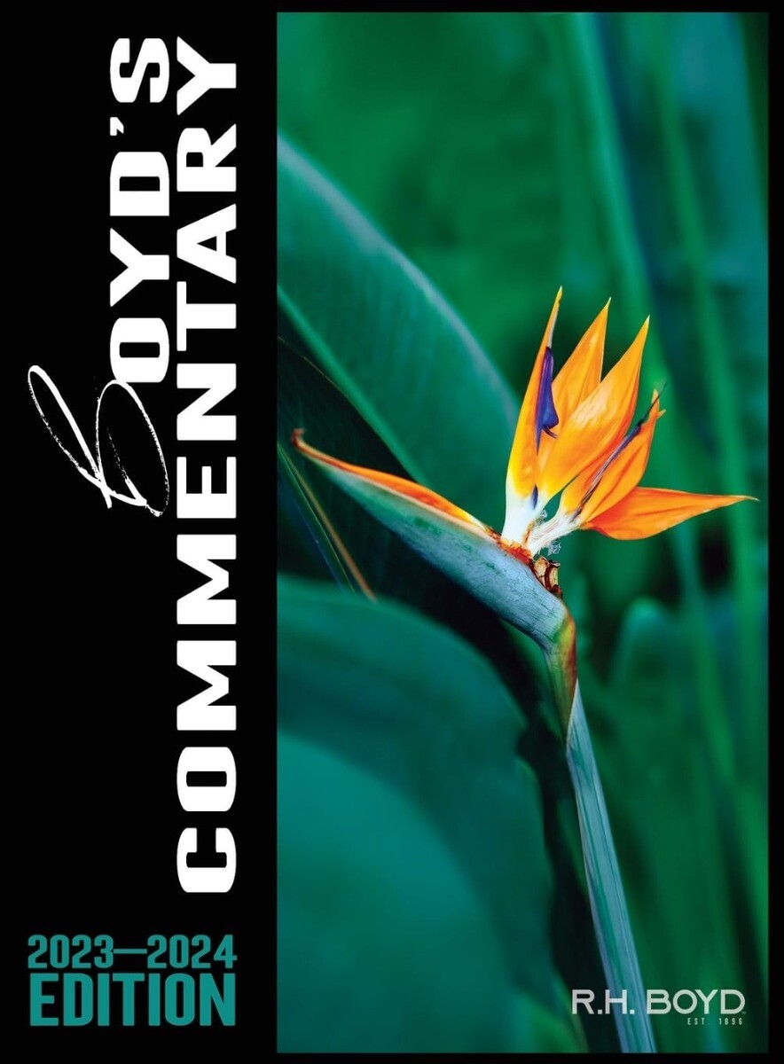 2023-2024 Boyd’s Commentary Paperback 2023 R H Boyd