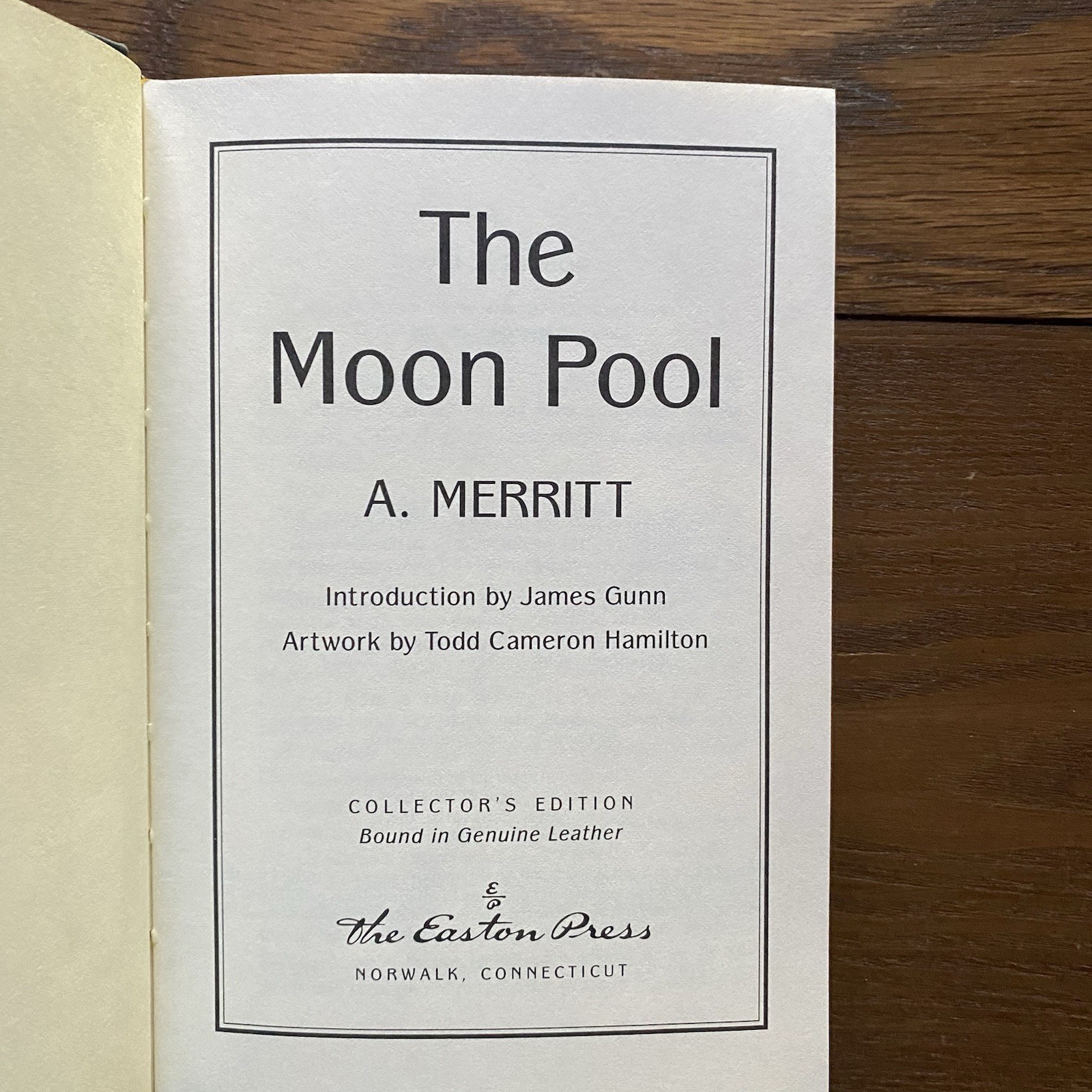 Easton Press Lot 4 SciFi Moon Pool Tau Zero Macroscope More Than Human Leather