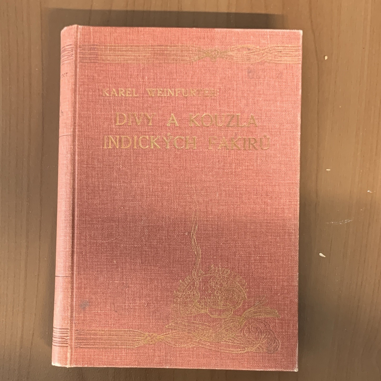 Karel Weinfurtner Divy a kouzla indických fakirů Hardcover 1923