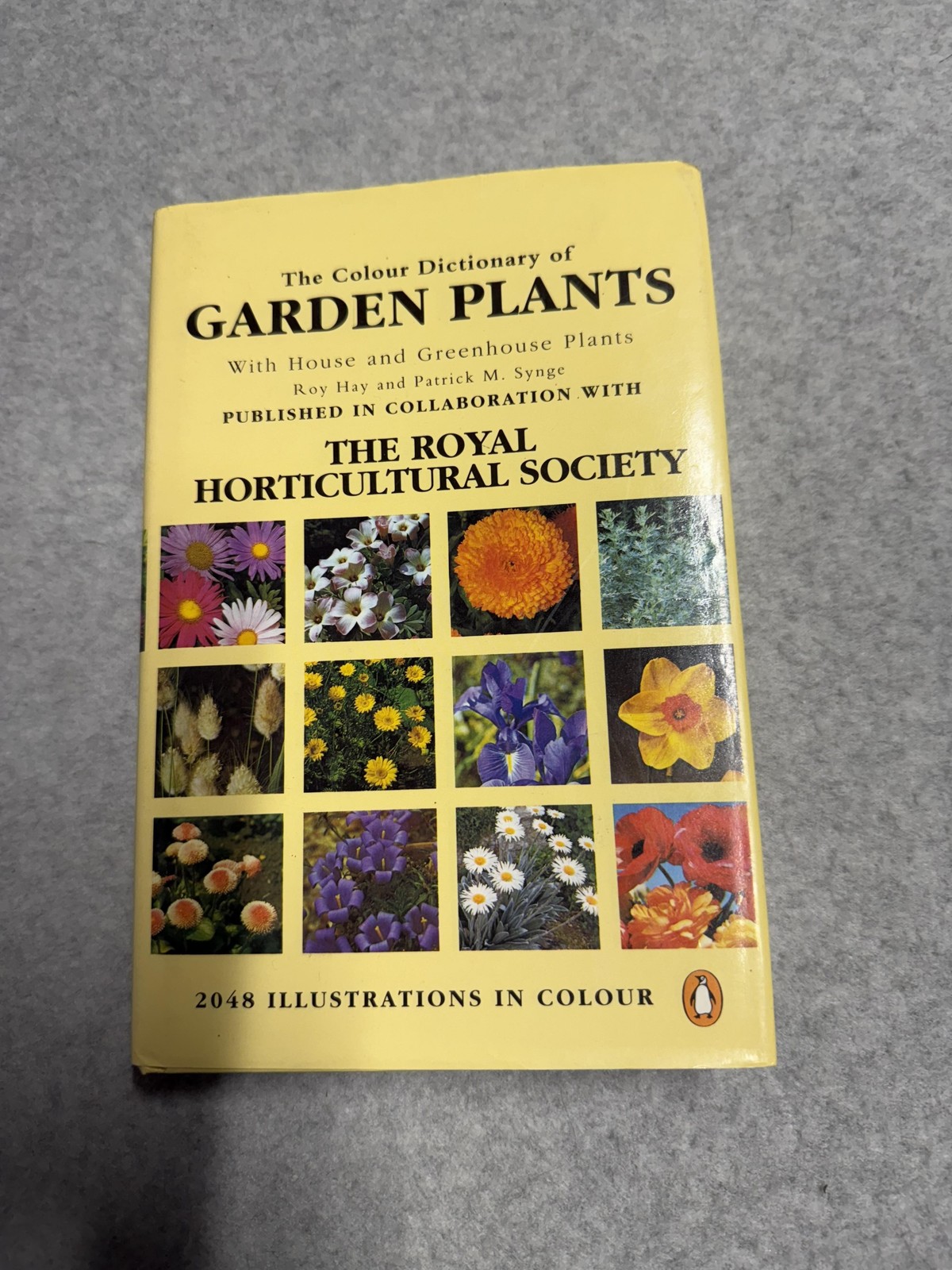 The Colour Dictionary of Garden Plants Hay Synge RHS Hardcover 2048 Color Illus