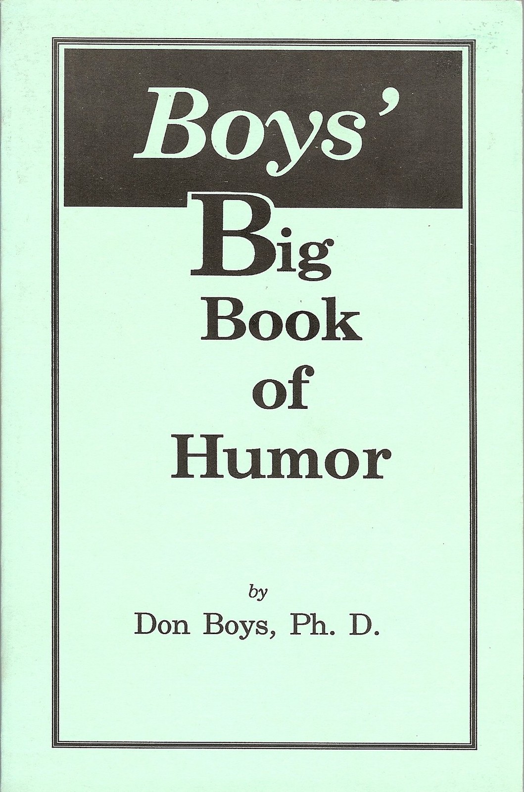 boys’ Big book of Humor
