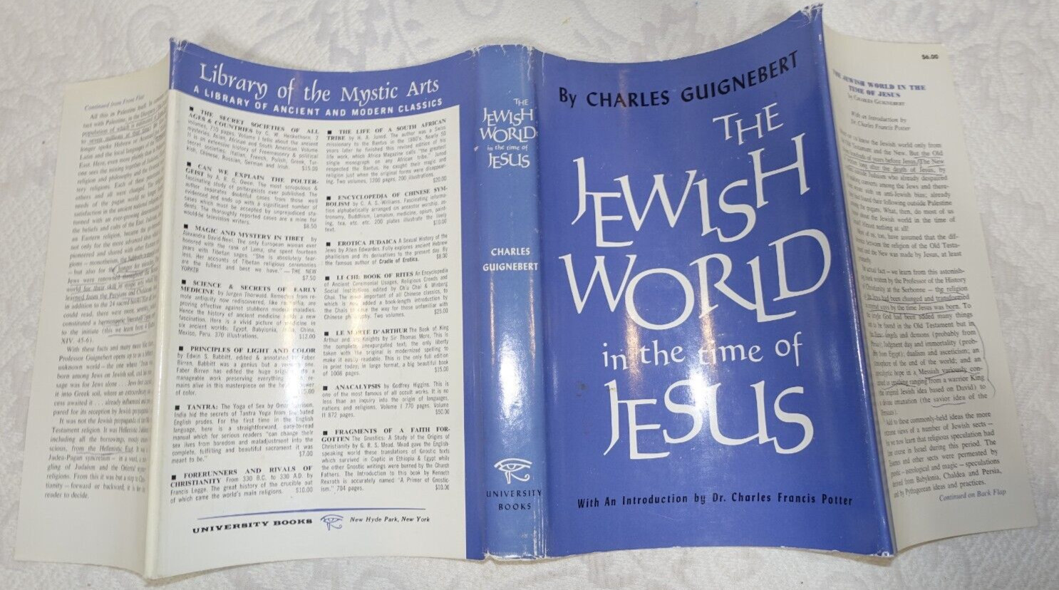 The Jewish World in the Time of Jesus by Charles Guignebert — 1968 HC/DJ