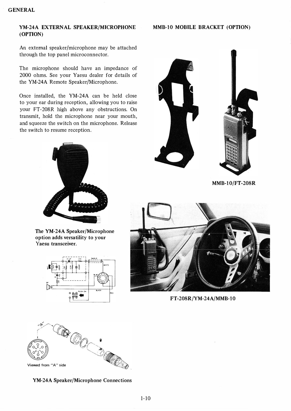 YAESU FT-208R Maintenance Service Manual — BOUND — COVERS — XL FOLDOUT PAGES