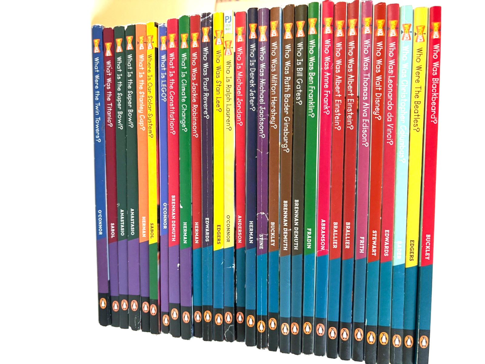 LOT OF29 -WHO IS/WAS? &WHAT IS?WAS? CHAPTER BOOKS, HISTORY, SCIENCE, PB, VGC