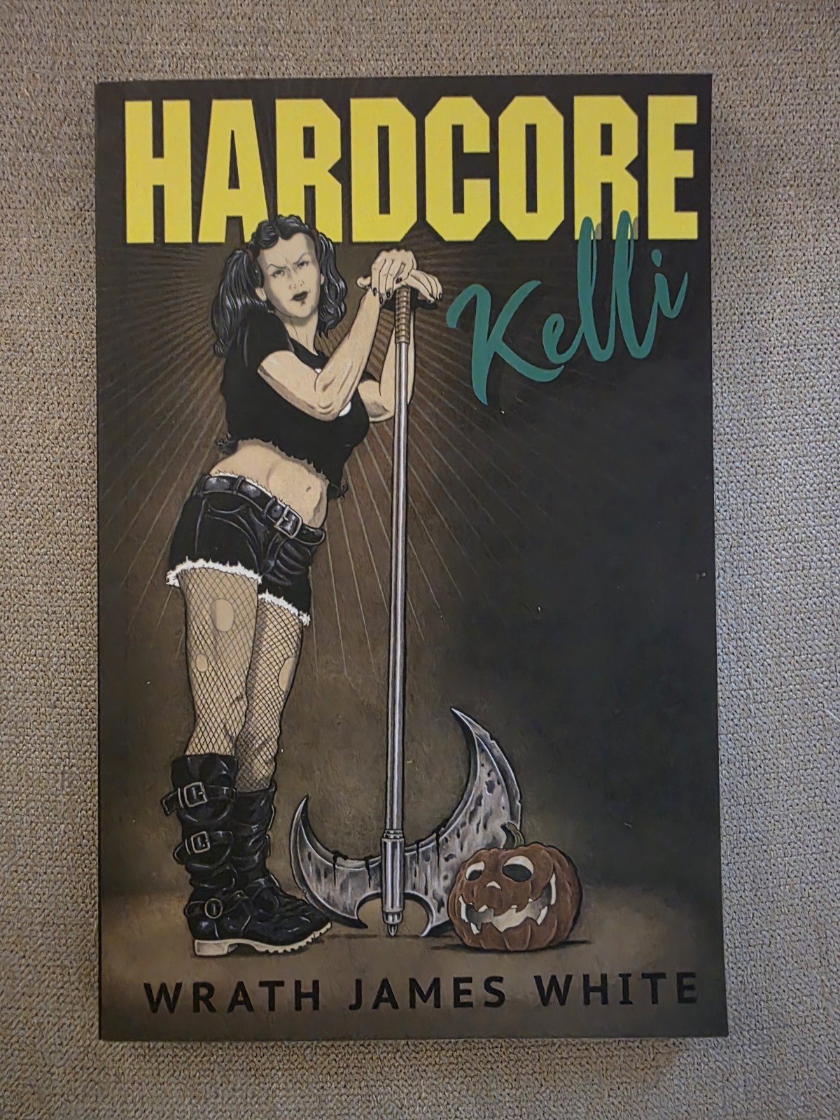 Hardcore Kelli Wrath James White SIGNED 2021 Cemetery Dance 1st Trade PB