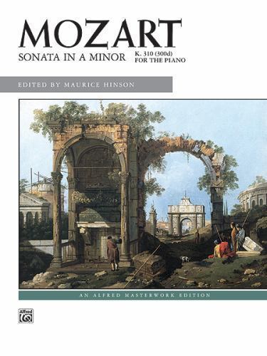 Sonata in A minor, K. 310 (Alfred Masterwork Edition) by Mozart, paperback, Use