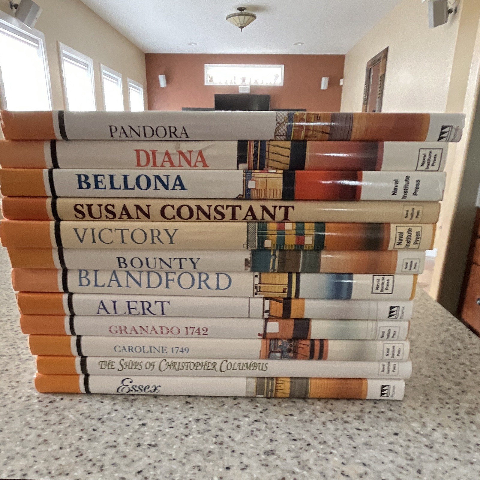 Anatomy of the Ship (Lot of 12) Essex, Diana, Christopher Columbus, Caroline etc