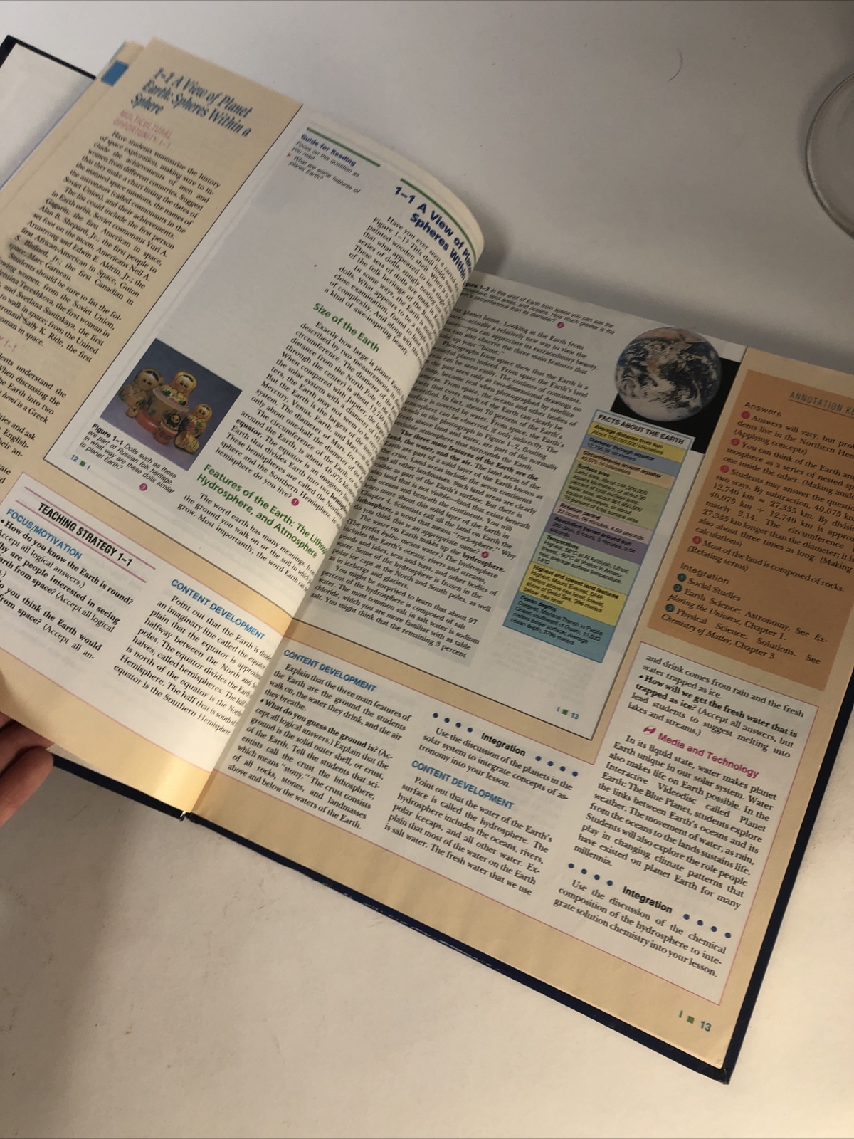 Exploring Planet Earth by Prentice-Hall Staff (Hardcover, Teacher’s Edition 1994